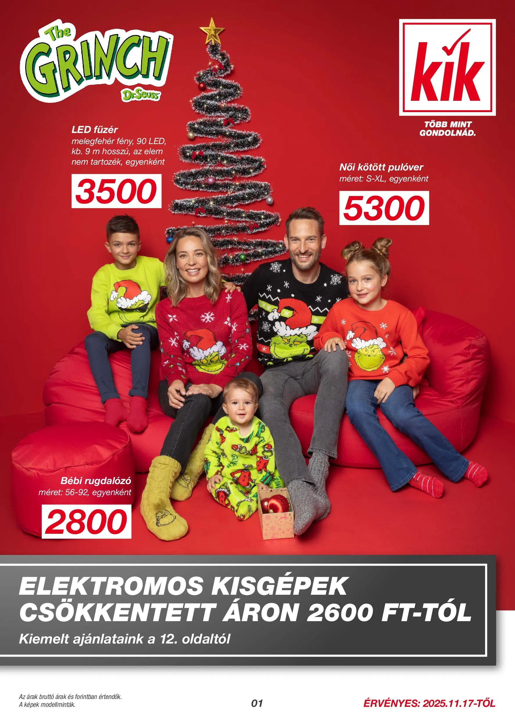 Kik - KiK újság érvényessége 2025.11.23-ig - 2025.11.13. -tól/töl > akció, lapozható szórólap 🛍️ | Oldal: 1 | Termékek: Pulóver