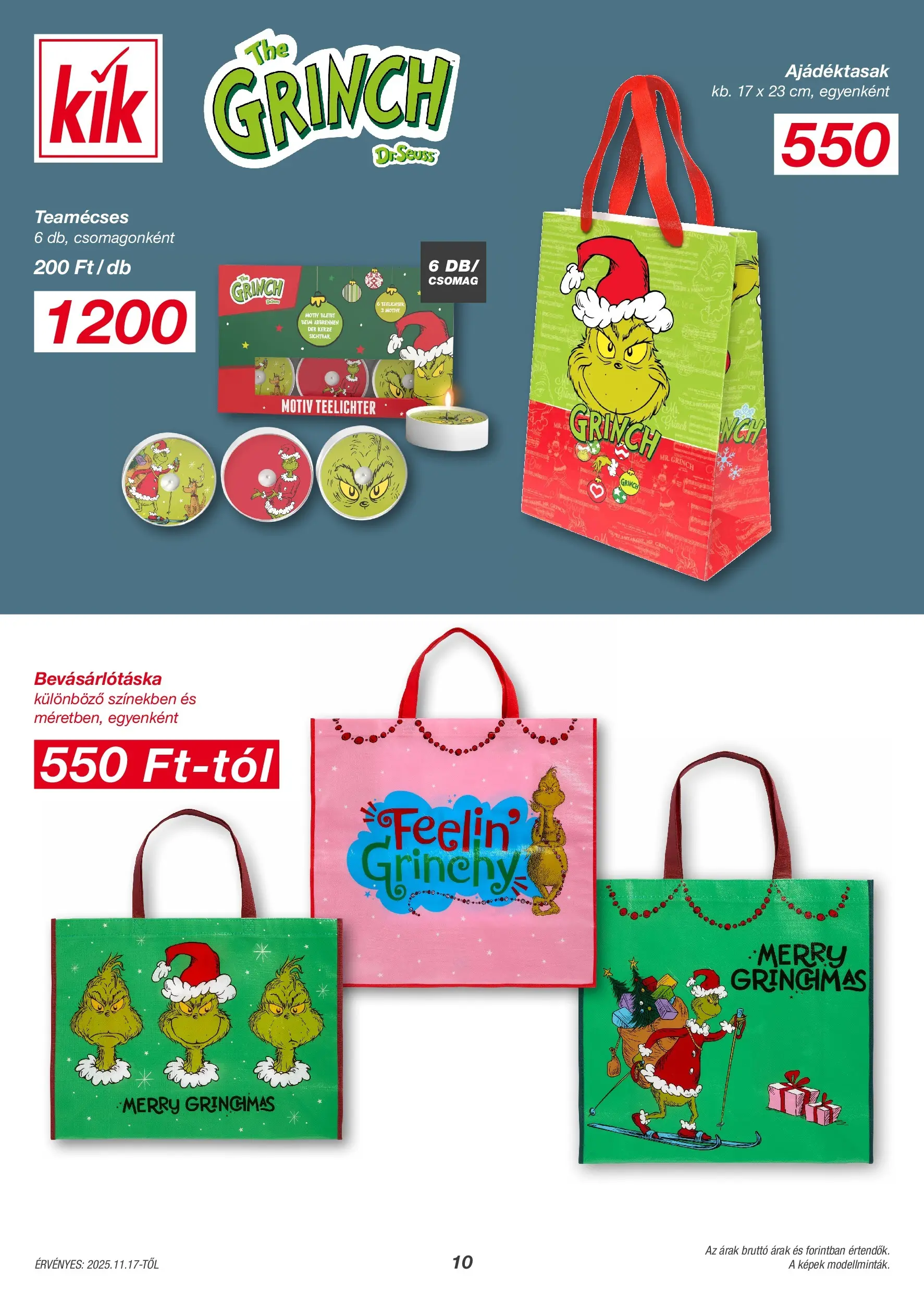 Kik - KiK újság érvényessége 2025.11.23-ig - 2025.11.13. -tól/töl > akció, lapozható szórólap 🛍️ | Oldal: 10 | Termékek: Teamécses
