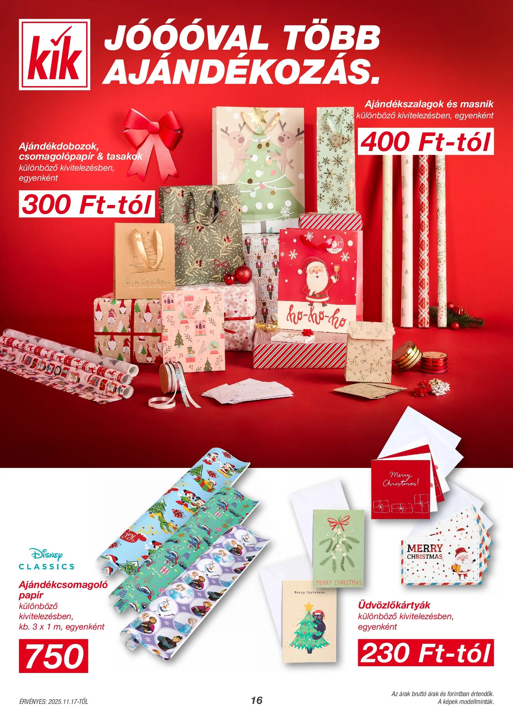 Kik - KiK újság érvényessége 2025.11.23-ig - 2025.11.13. -tól/töl > akció, lapozható szórólap 🛍️ | Oldal: 16