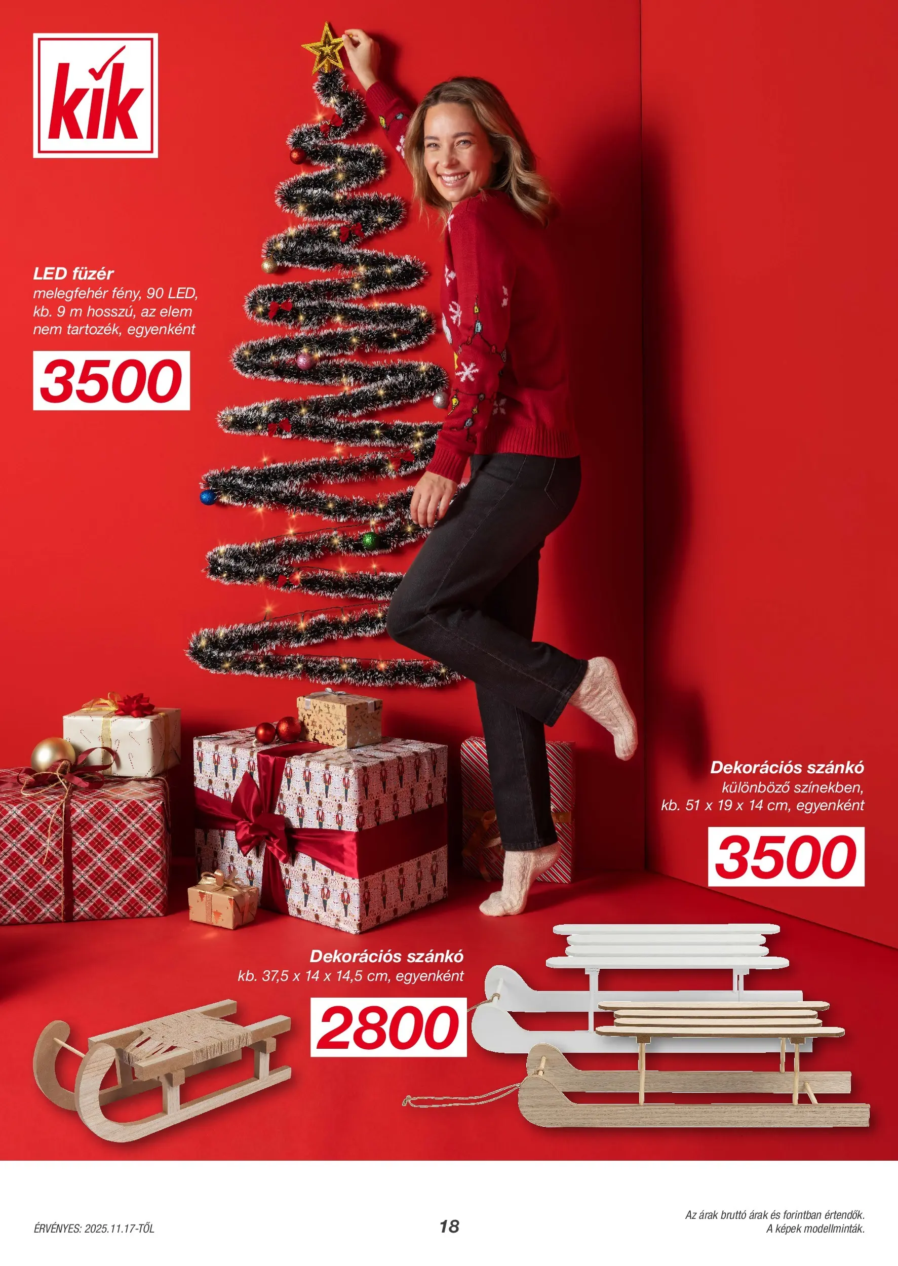 Kik - KiK újság érvényessége 2025.11.23-ig - 2025.11.13. -tól/töl > akció, lapozható szórólap 🛍️ | Oldal: 18