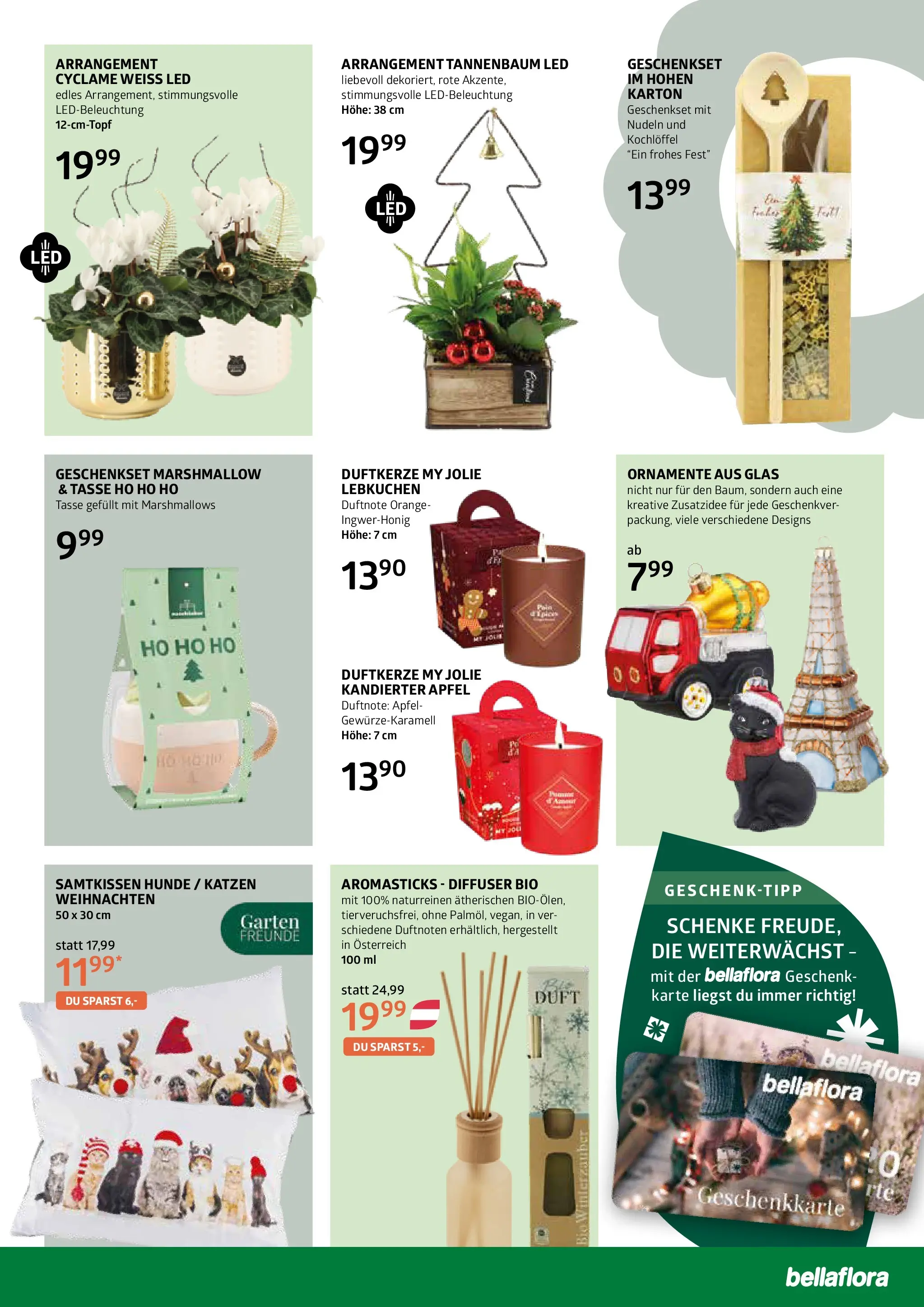 bellaflora - Bellaflora: Flugblatt von 19.11.2025 - Aktuelle Angebote | Seite: 3 | Produkte: Duft, Äpfel, Nudeln