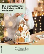 Culinarion Et si Culinarion vous faisait vivre un No&euml;l enchant&eacute; ? - au 31.12.2025
