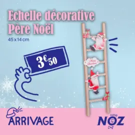 Echelle décorative Père Noël