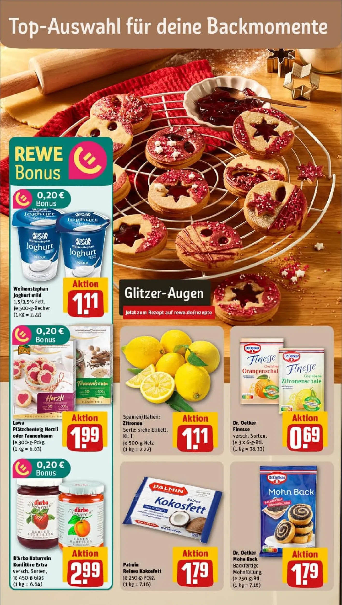 REWE Prospekt ab 17.11.2025 zum Blättern » Angebote | Seite: 6 | Produkte: Küche, Orangen, Heidelbeeren, Kuchen