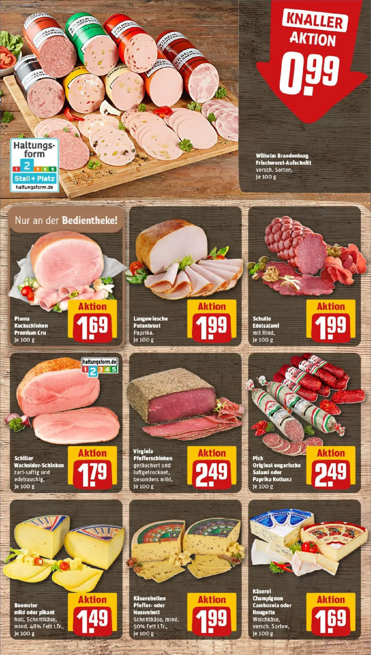 REWE Prospekt ab 17.11.2025 zum Blättern » Angebote | Seite: 9 | Produkte: Paprika, Pfeffer, Salami