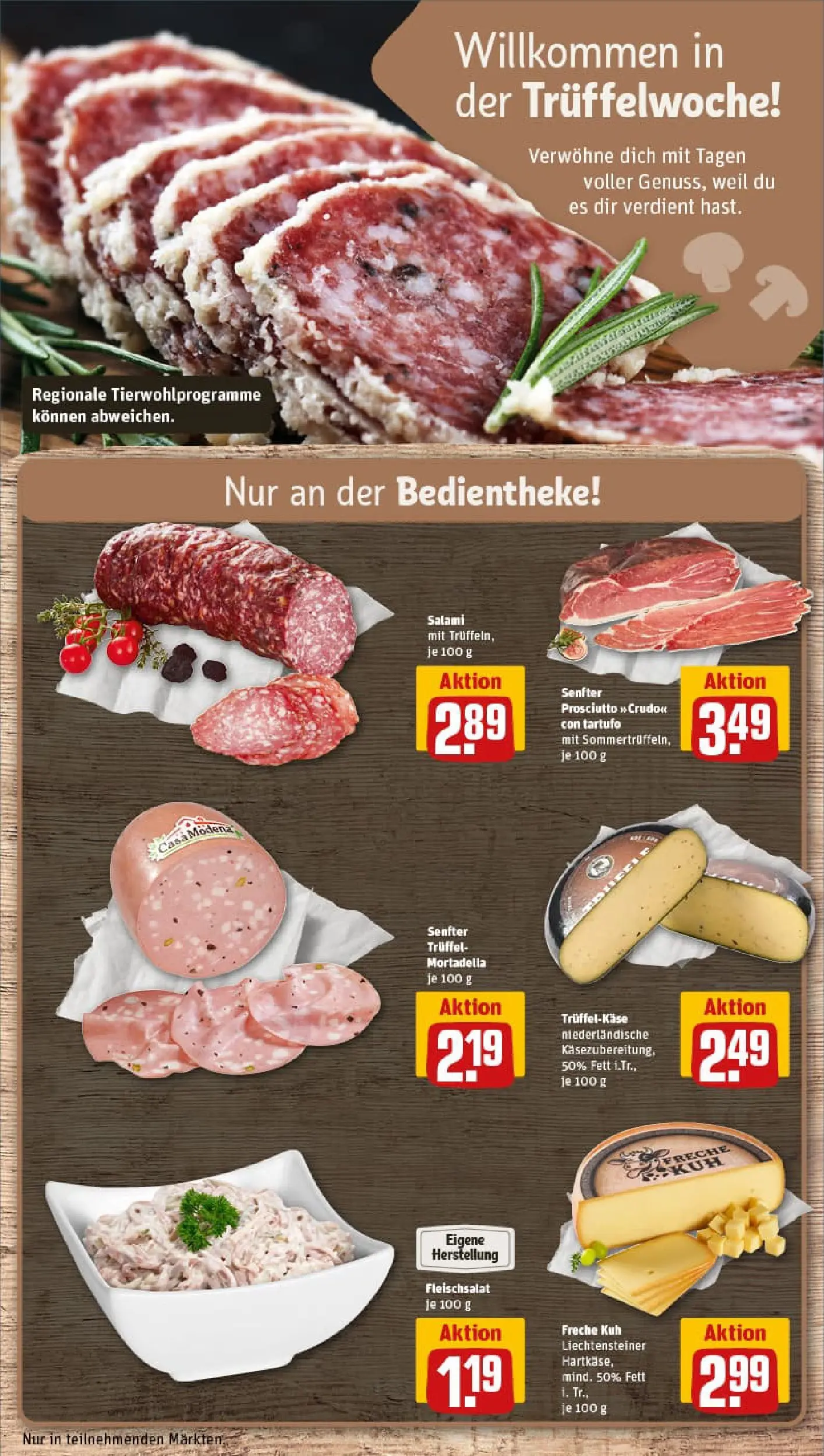 REWE Prospekt ab 17.11.2025 zum Blättern » Angebote | Seite: 11 | Produkte: Salami