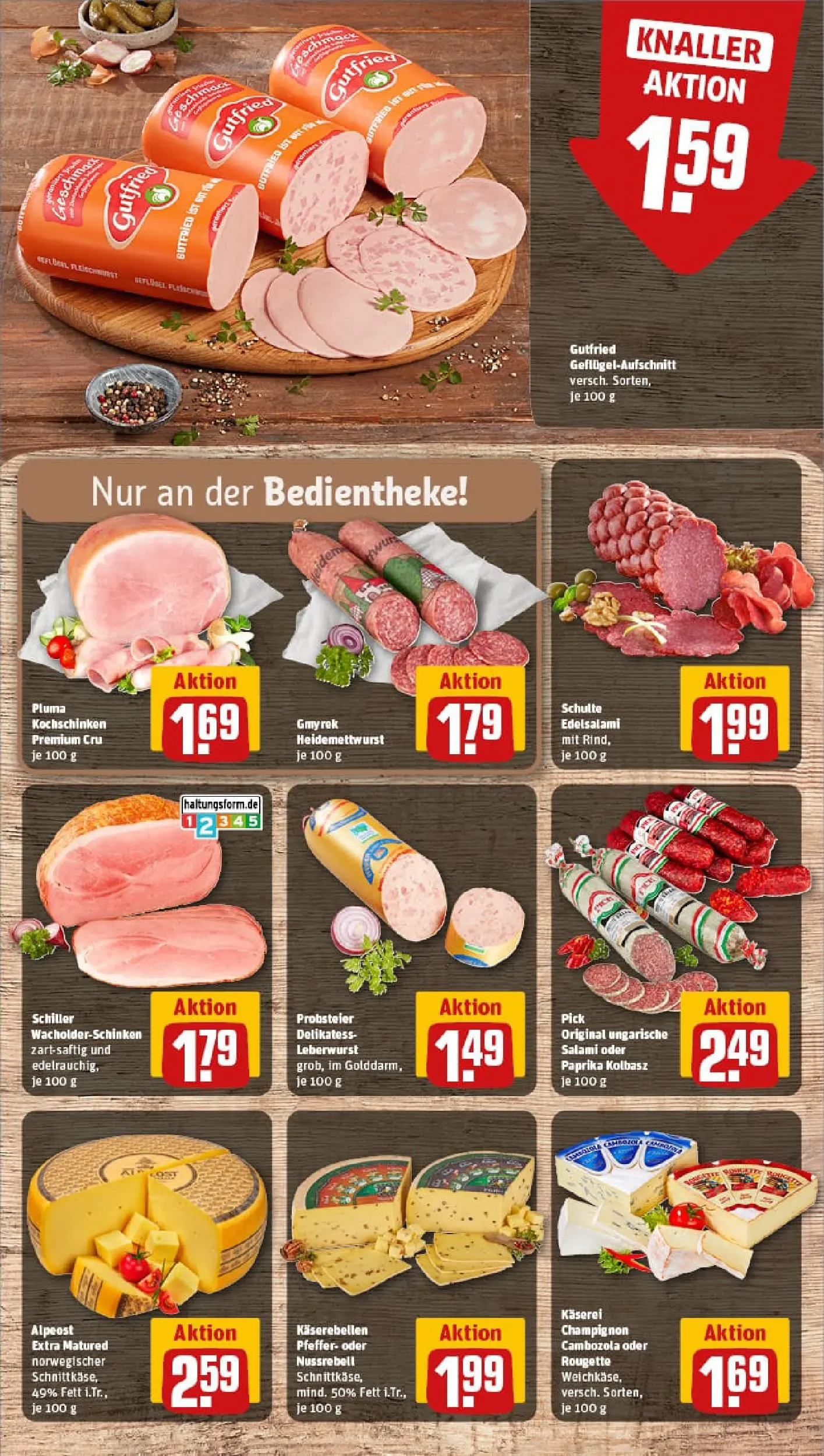 REWE Prospekt ab 17.11.2025 zum Blättern » Angebote | Seite: 9 | Produkte: Box, Paprika, Pfeffer, Salami