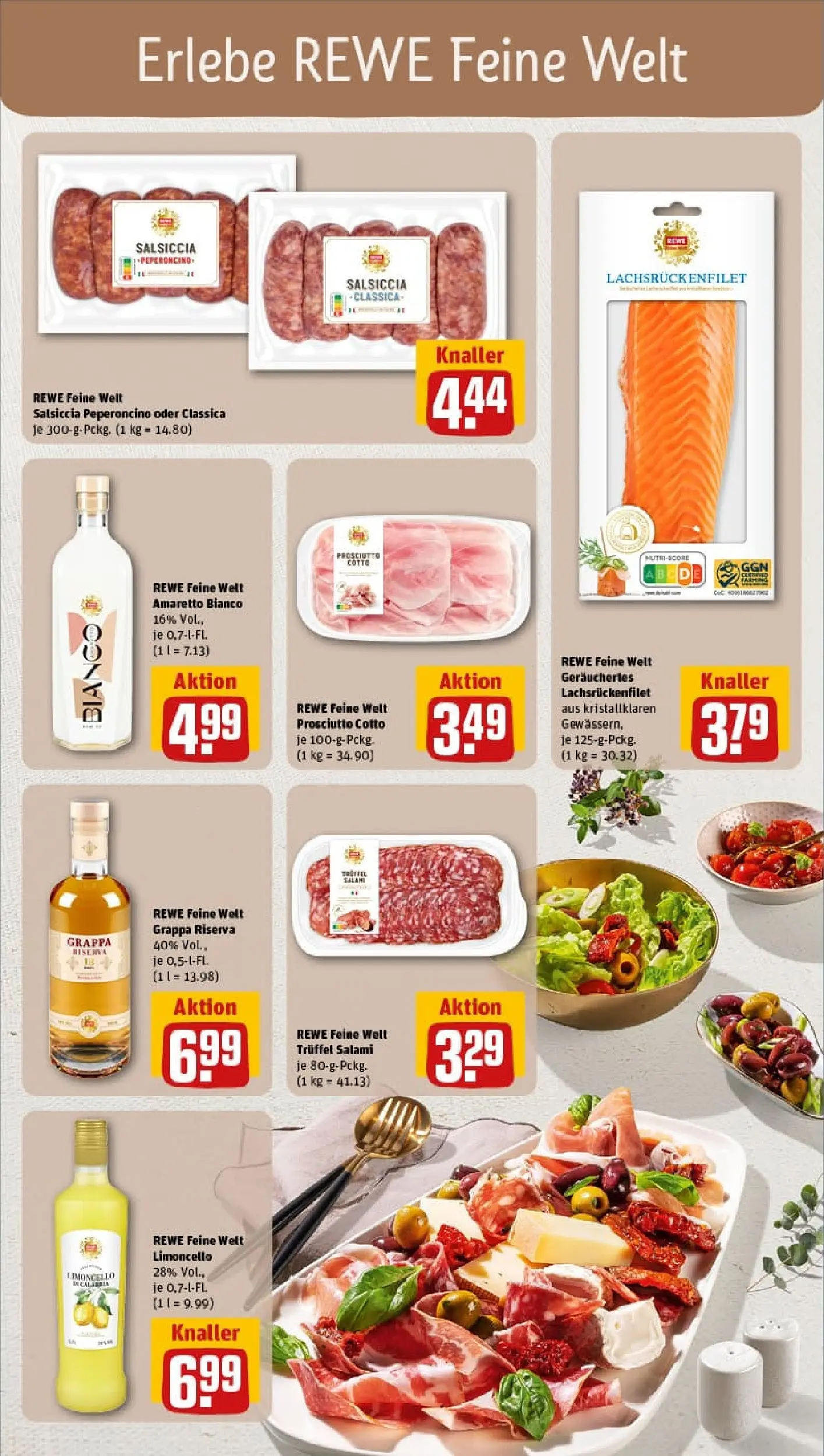 REWE Prospekt ab 17.11.2025 zum Blättern » Angebote | Seite: 25 | Produkte: Salami, Sahne
