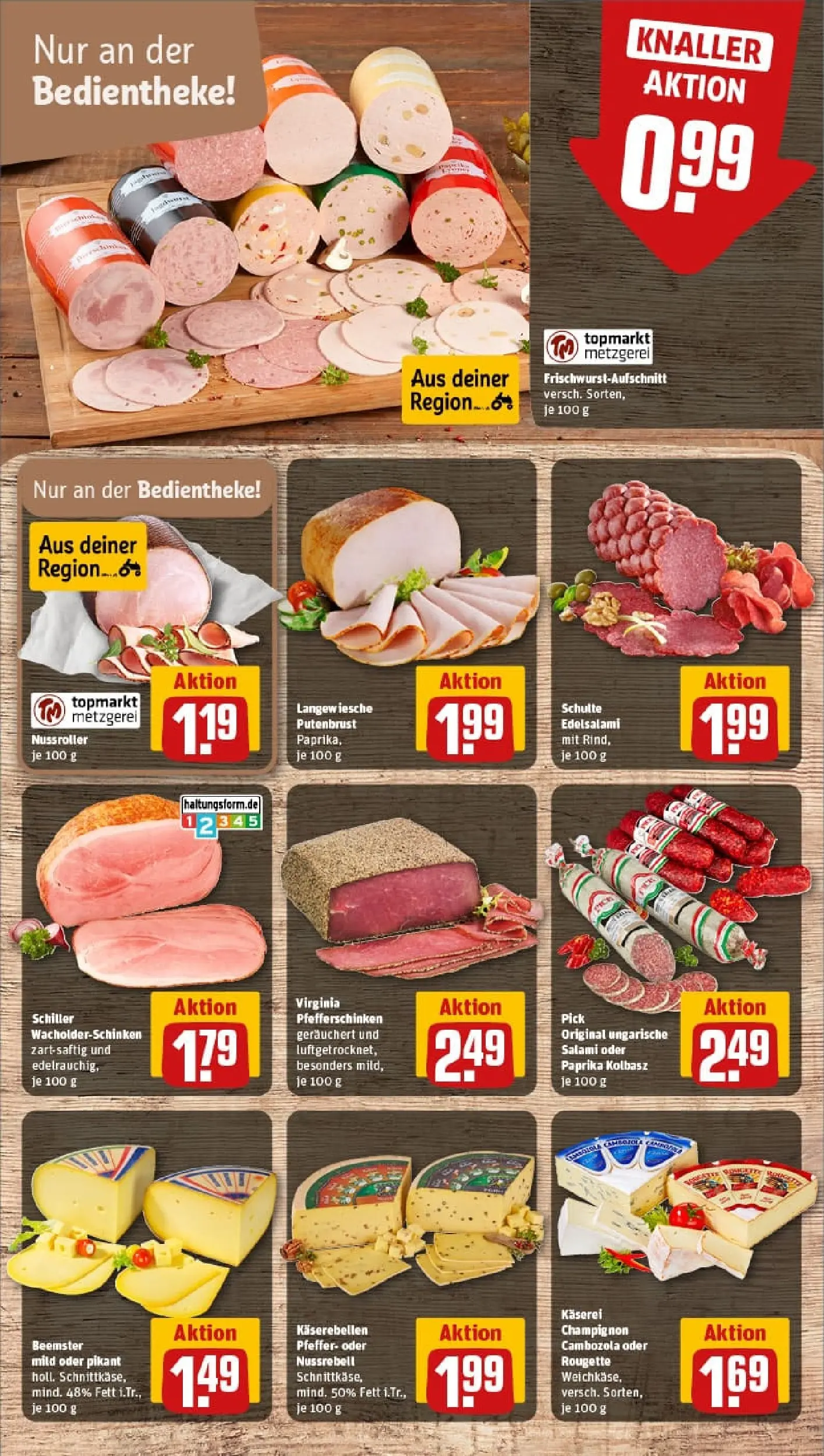 REWE Prospekt ab 17.11.2025 zum Blättern » Angebote | Seite: 11 | Produkte: Salami