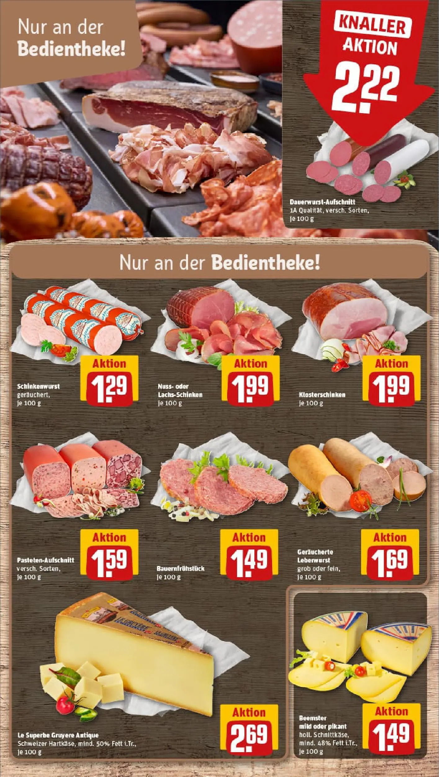 REWE Prospekt ab 17.11.2025 zum Blättern » Angebote | Seite: 9 | Produkte: Lachs, Schinken