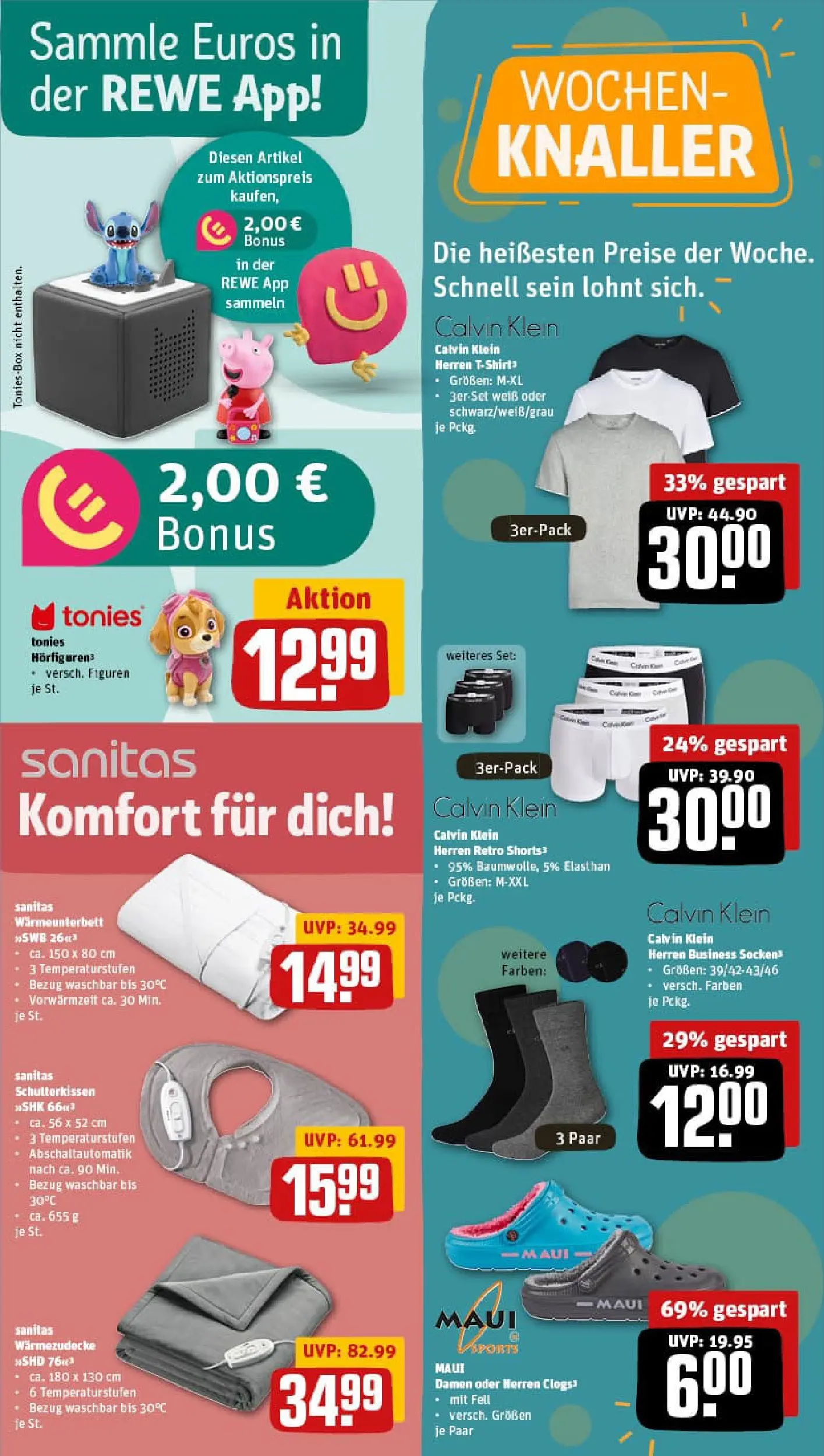 REWE Prospekt ab 17.11.2025 zum Blättern » Angebote | Seite: 30 | Produkte: T-Shirt, Socken