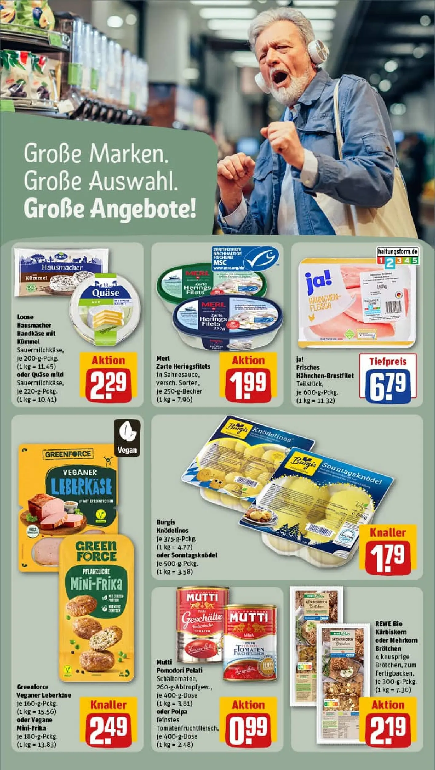 REWE Prospekt ab 17.11.2025 zum Blättern » Angebote | Seite: 15 | Produkte: Fruchtzwerge, Burger, Shampoo, Kiwi