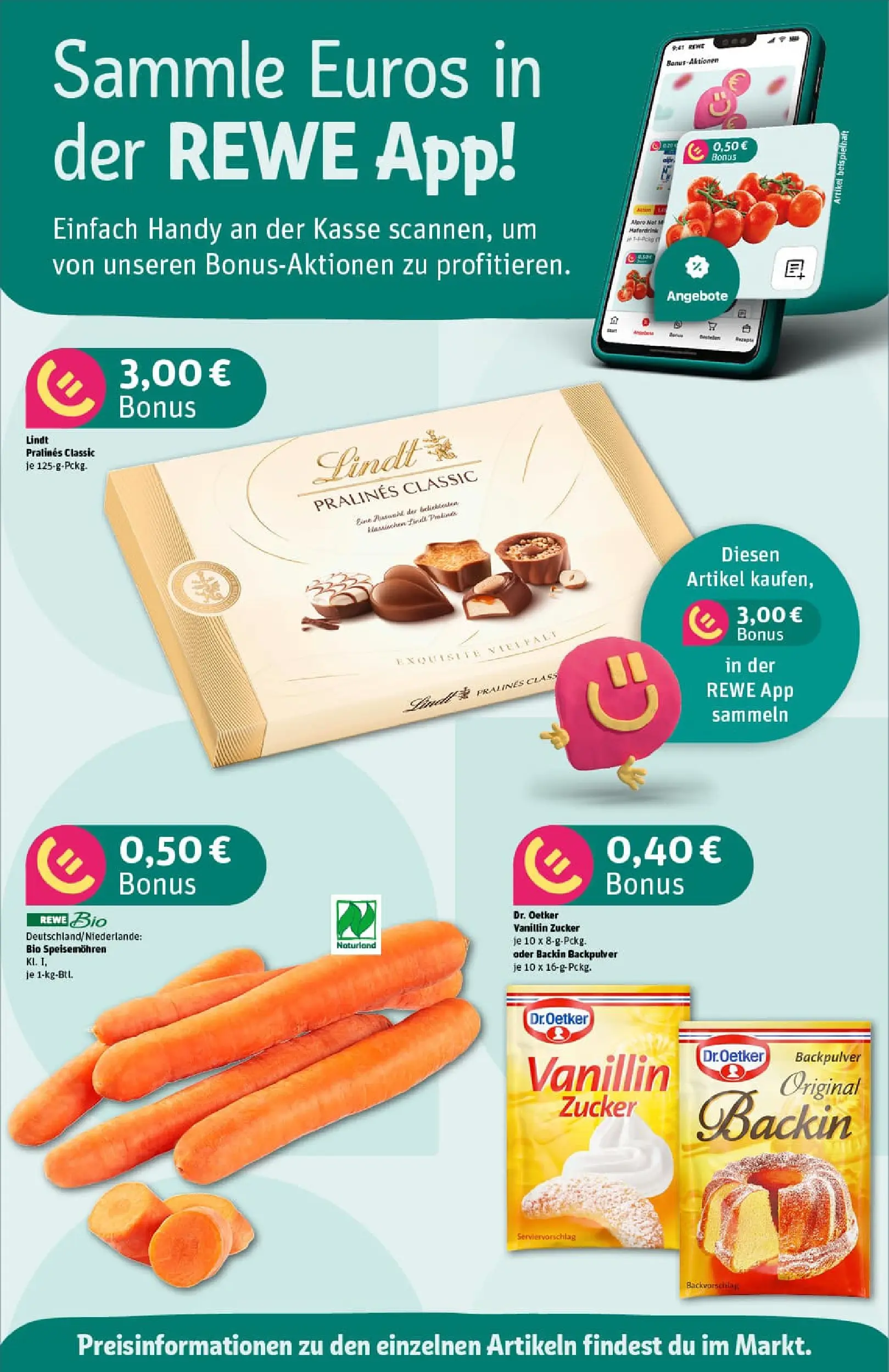 REWE Prospekt ab 17.11.2025 zum Blättern » Angebote | Seite: 2 | Produkte: Zucker, Lindt