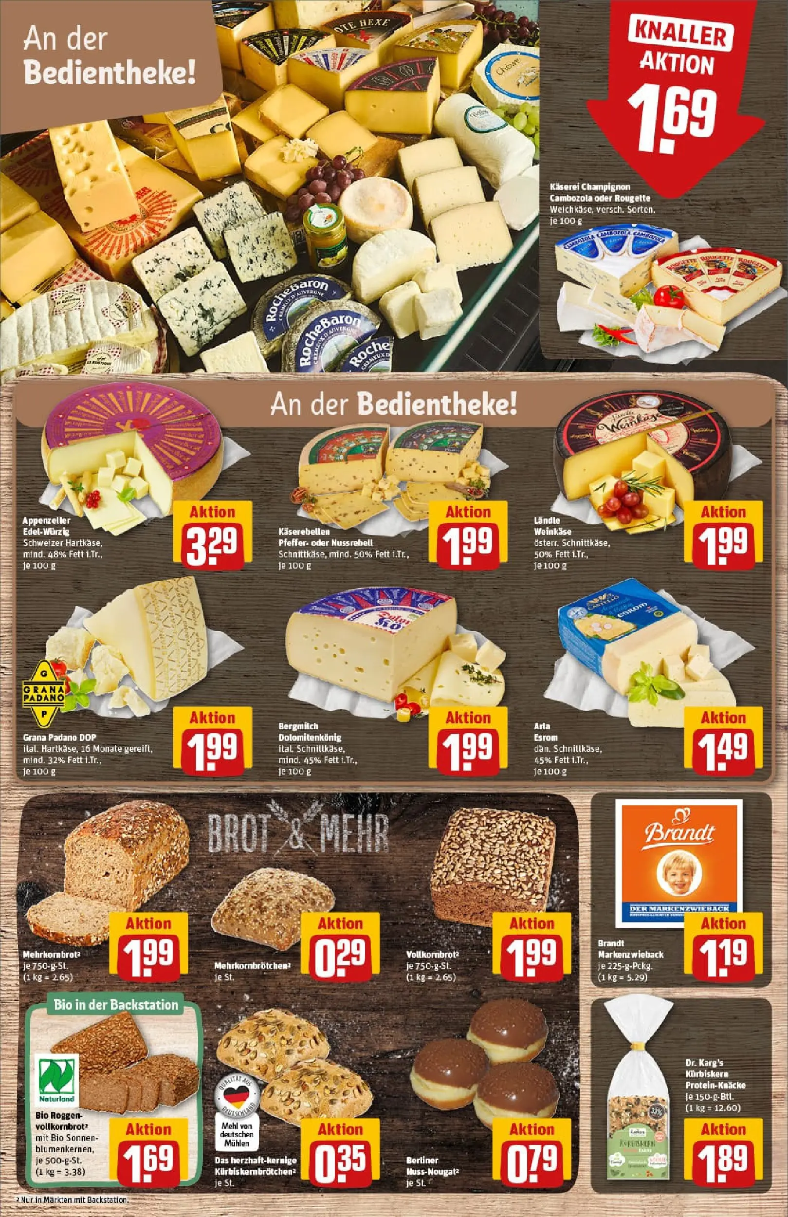 REWE Prospekt ab 17.11.2025 zum Blättern » Angebote | Seite: 11 | Produkte: Mehl, Vollkornbrot, Pfeffer, Brot