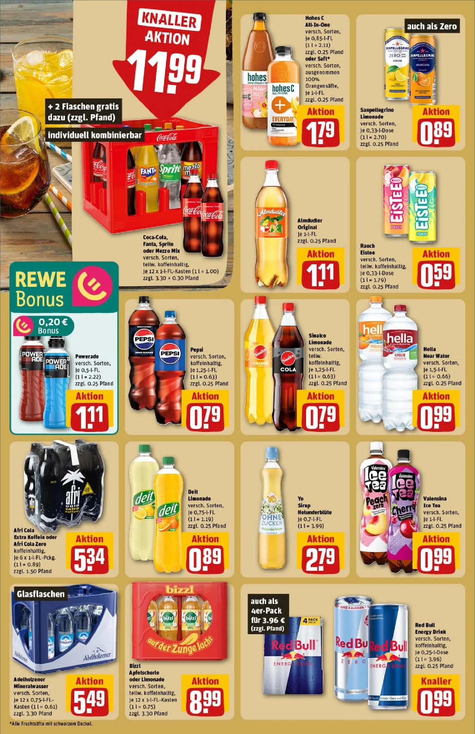 REWE Prospekt ab 17.11.2025 zum Blättern » Angebote | Seite: 20 | Produkte: Sinalco, Cola, Sirup, Pepsi
