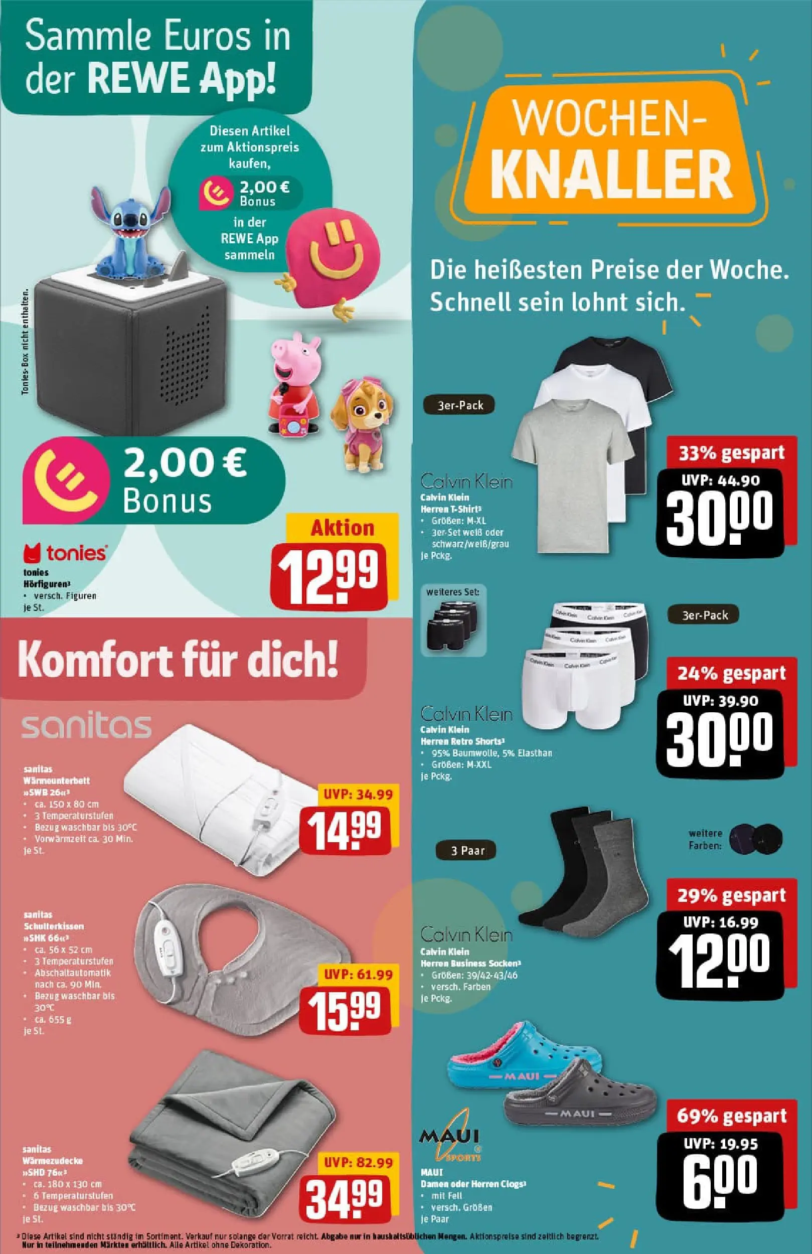REWE Prospekt ab 17.11.2025 zum Blättern » Angebote | Seite: 31 | Produkte: T-Shirt, Box, Socken