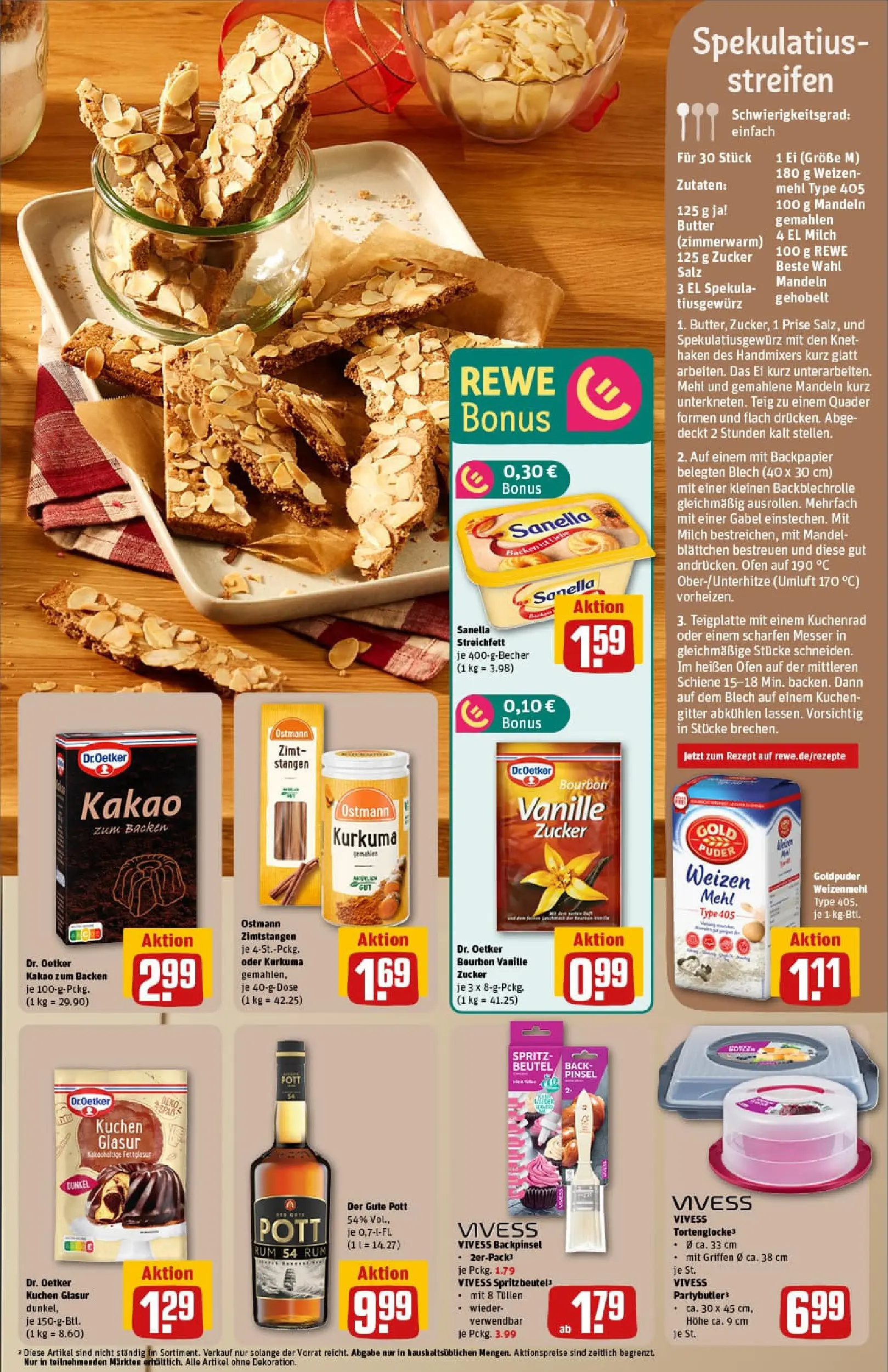 REWE Prospekt ab 17.11.2025 zum Blättern » Angebote | Seite: 5 | Produkte: Milch, Butter, Mandeln, Sanella