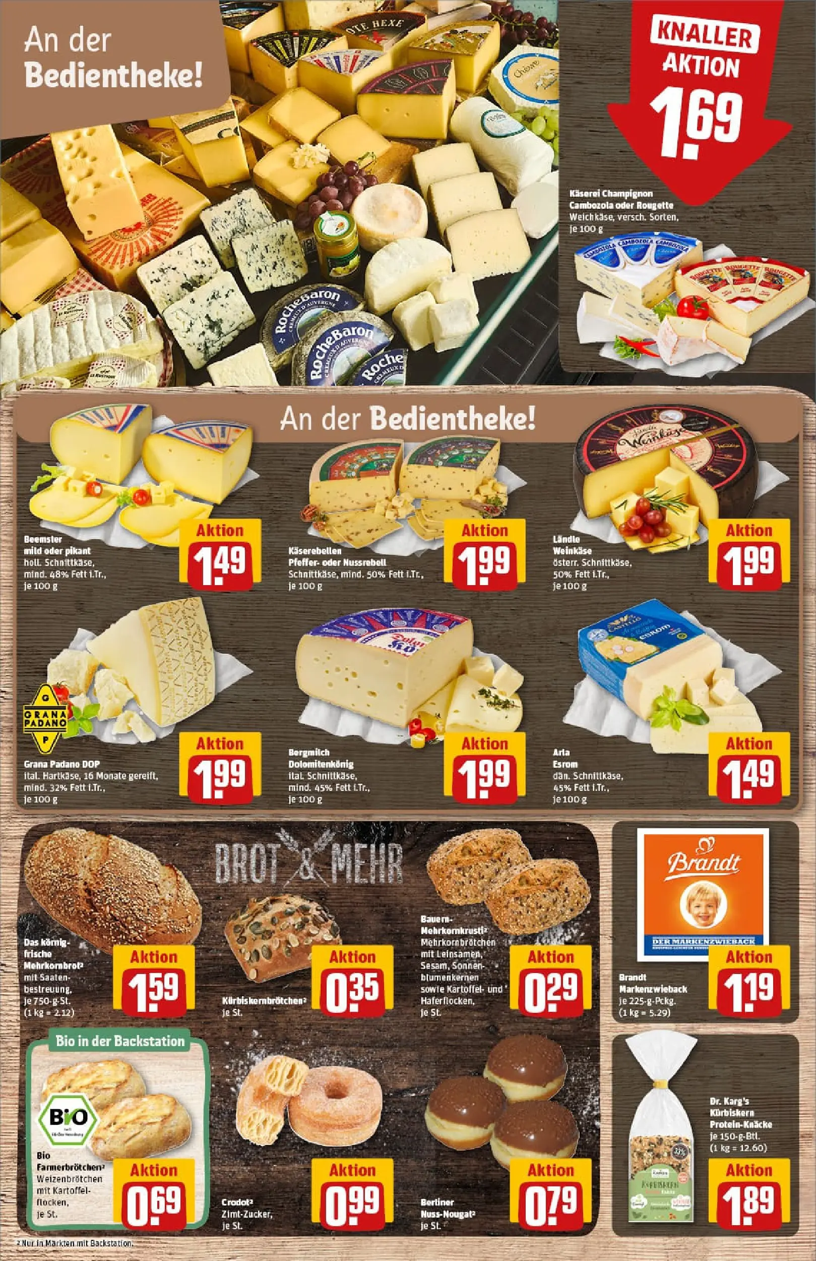 REWE Prospekt ab 17.11.2025 zum Blättern » Angebote | Seite: 11 | Produkte: Berliner, Pfeffer, Brot