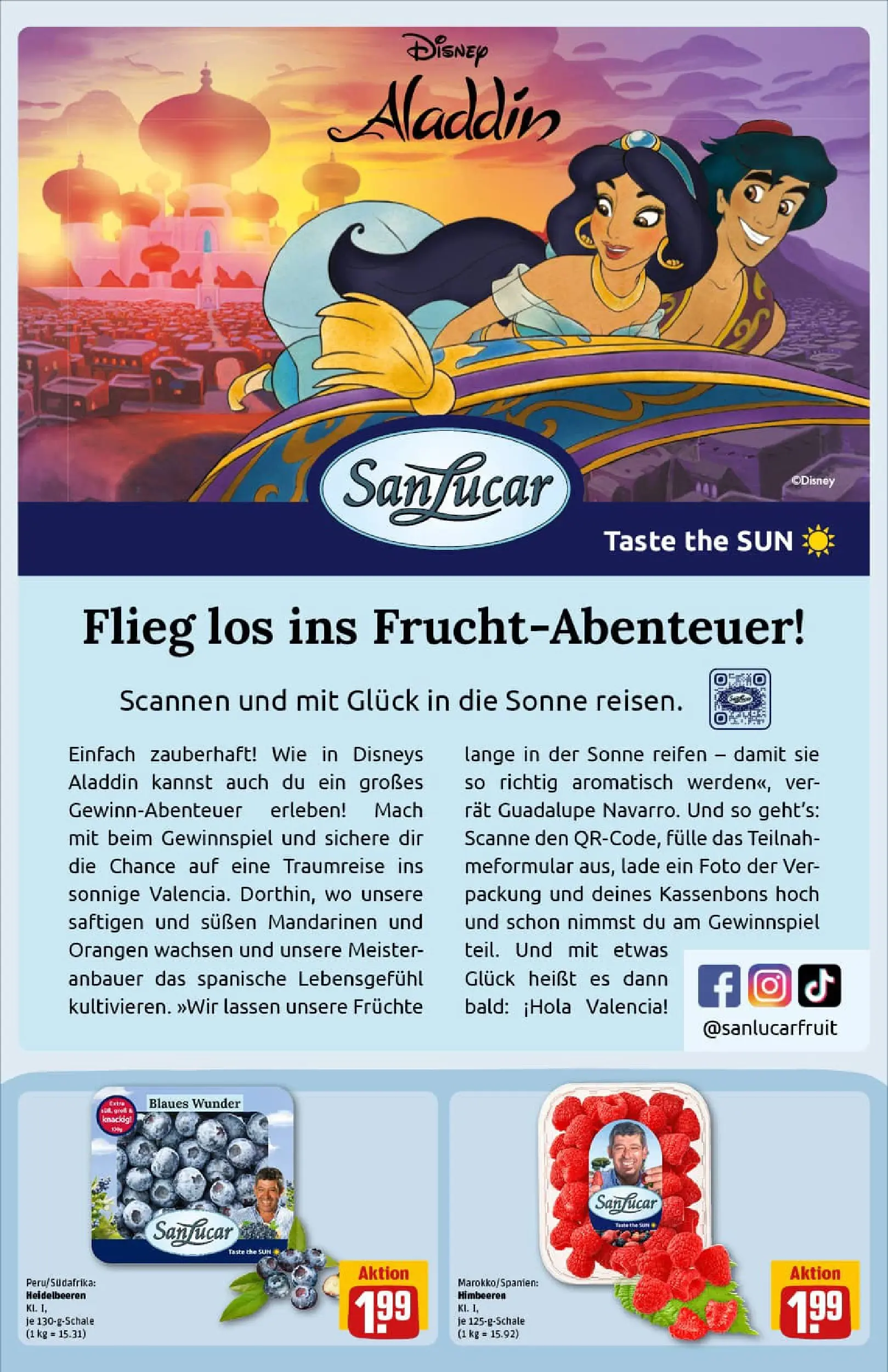 REWE Prospekt ab 17.11.2025 zum Blättern » Angebote | Seite: 9 | Produkte: Himbeeren, Mandarinen, Orangen, Heidelbeeren