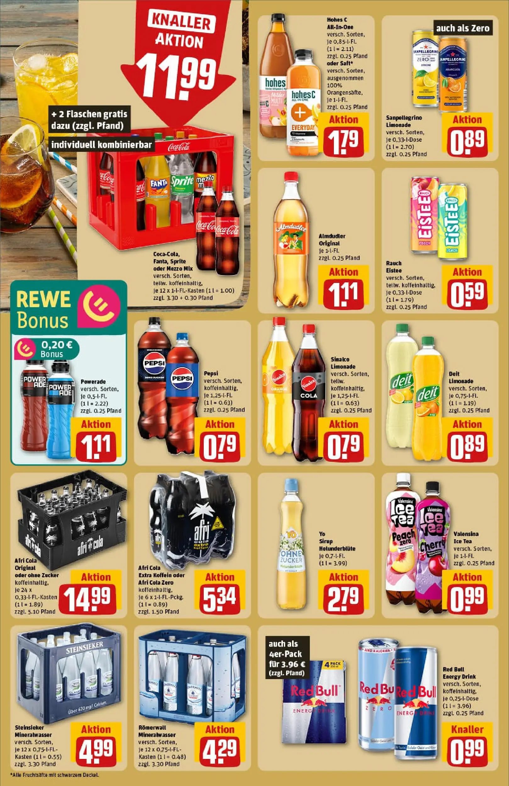 REWE Prospekt ab 17.11.2025 zum Blättern » Angebote | Seite: 18 | Produkte: Energy, Powerade, Pepsi, Oder mezzo mix
