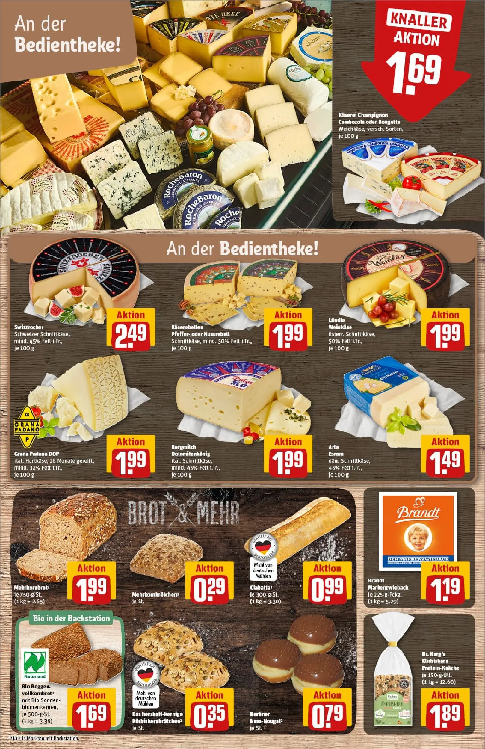 REWE Prospekt ab 17.11.2025 zum Blättern » Angebote | Seite: 13 | Produkte: Berliner, Mehl, Pfeffer, Brot