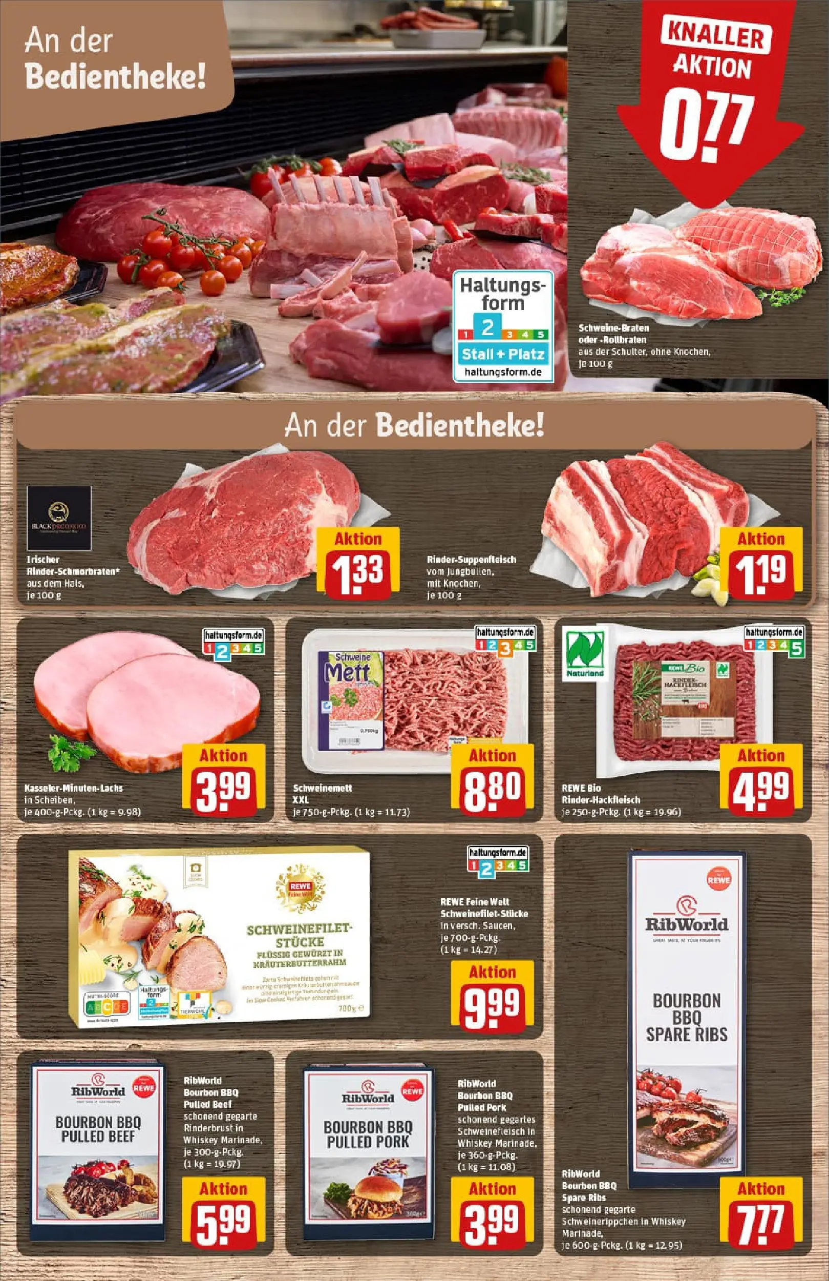 REWE Prospekt ab 17.11.2025 zum Blättern » Angebote | Seite: 9 | Produkte: Spare ribs, Schweinefilet, Fisch, Whiskey