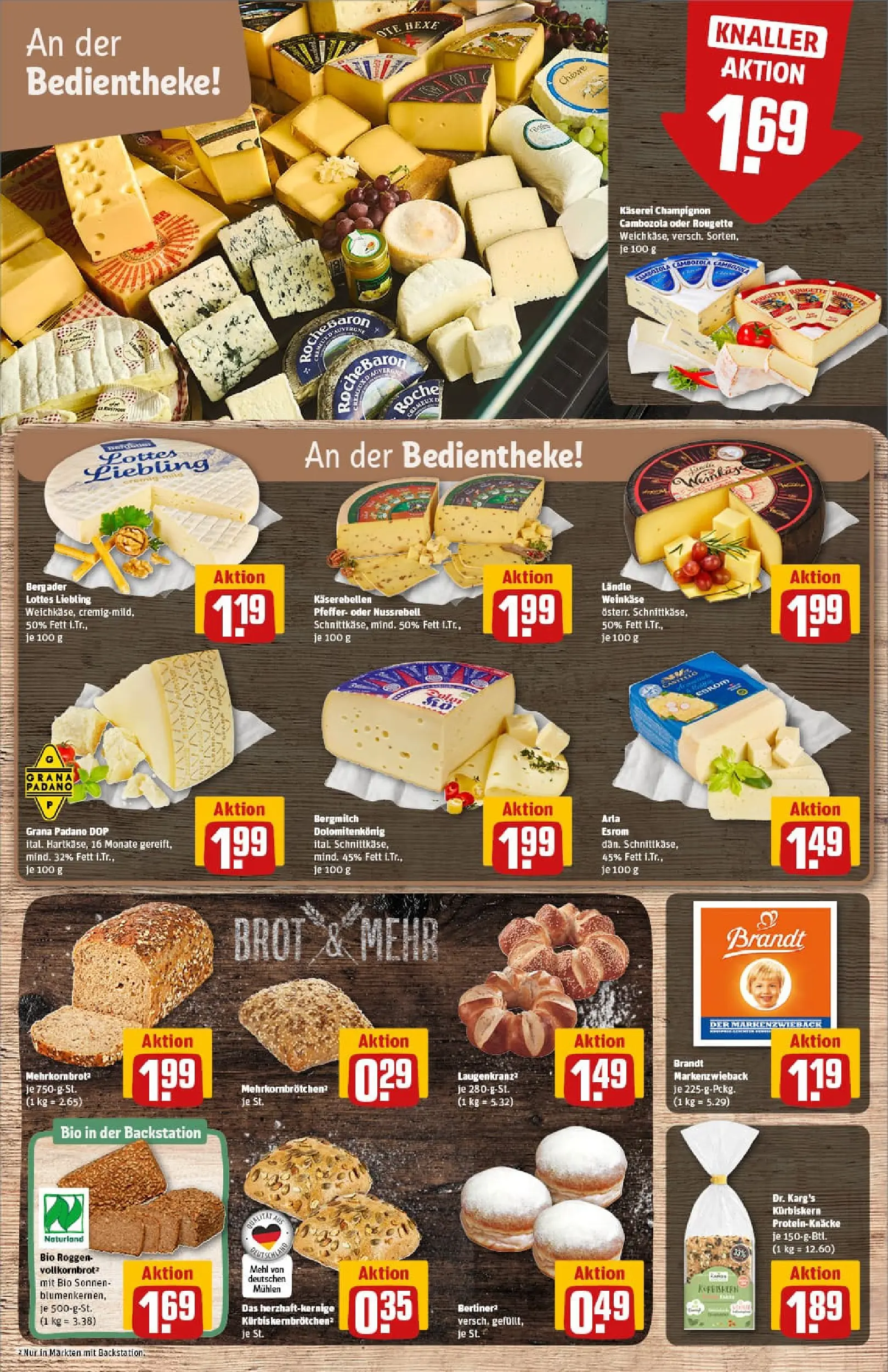 REWE Prospekt ab 17.11.2025 zum Blättern » Angebote | Seite: 13 | Produkte: Berliner, Mehl, Pfeffer, Brot