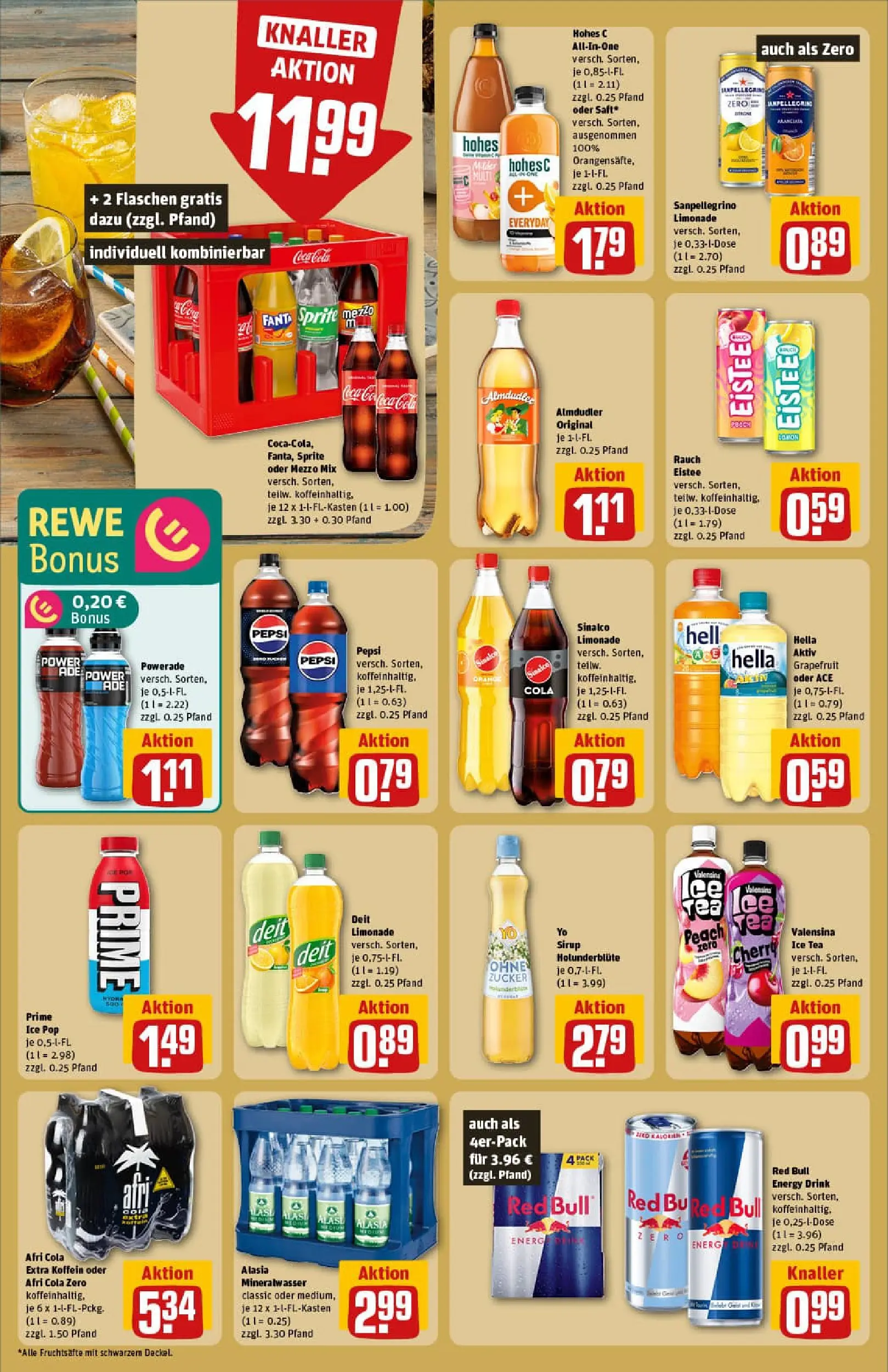 REWE Prospekt ab 17.11.2025 zum Blättern » Angebote | Seite: 20 | Produkte: Sprite, Limonade, Grapefruit, Oder mezzo mix