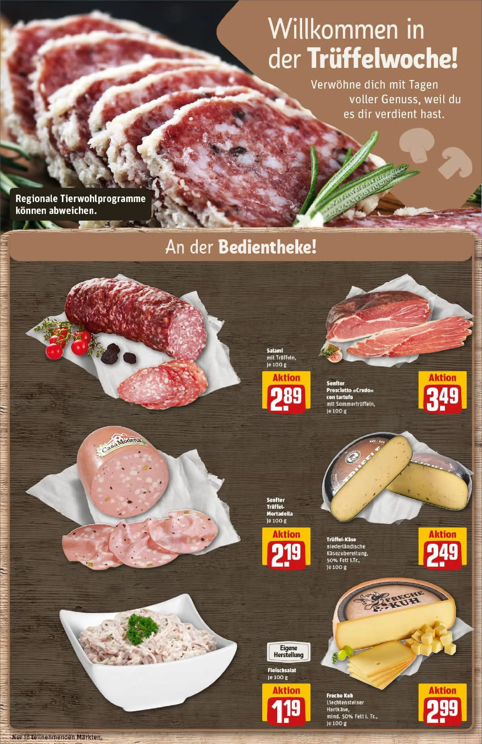 REWE Prospekt ab 17.11.2025 zum Blättern » Angebote | Seite: 11 | Produkte: Salami