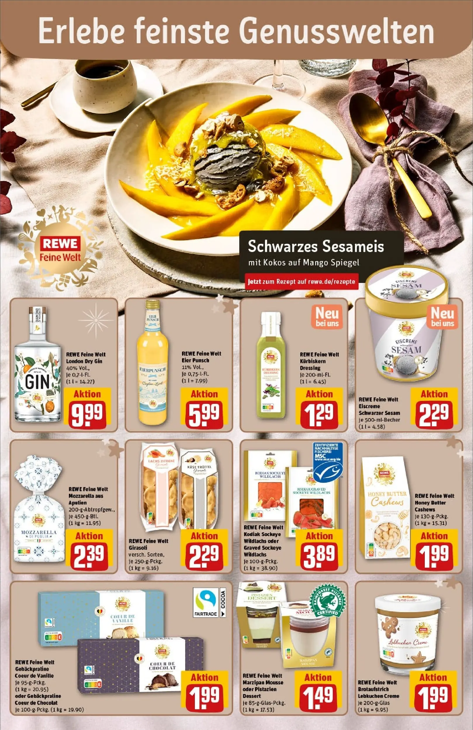 REWE Prospekt ab 17.11.2025 zum Blättern » Angebote | Seite: 23 | Produkte: Kaffee, Schokolade, Tee, Chips