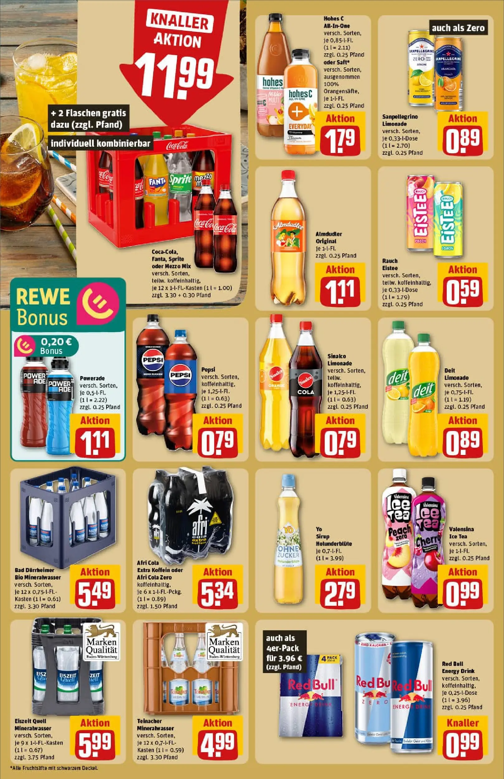 REWE Prospekt ab 17.11.2025 zum Blättern » Angebote | Seite: 18 | Produkte: Sprite, Energy, Bad, Limonade