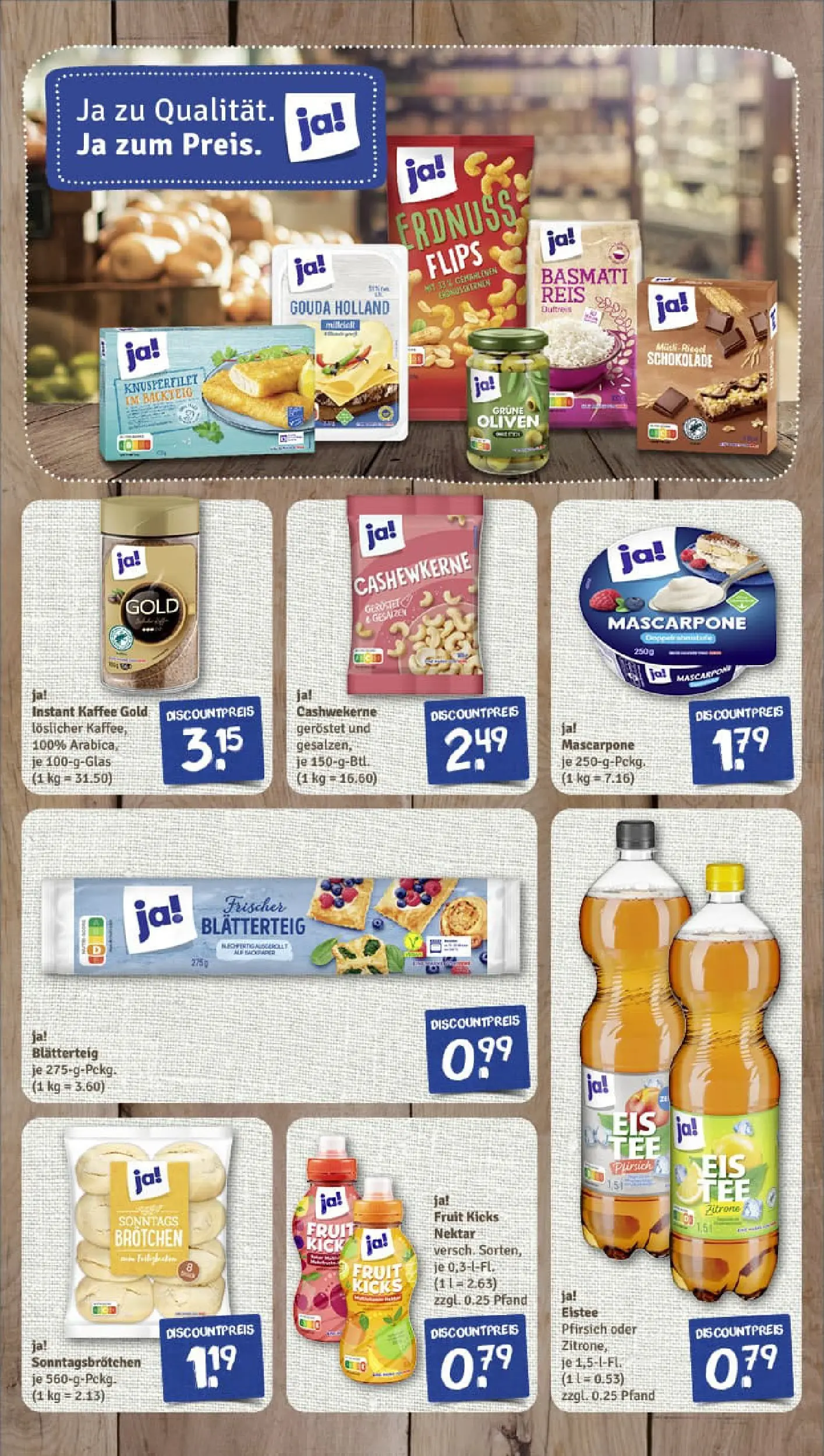 REWE Prospekt ab 17.11.2025 zum Blättern » Angebote | Seite: 7 | Produkte: Mascarpone, Kaffee, Schokolade, Pfirsich