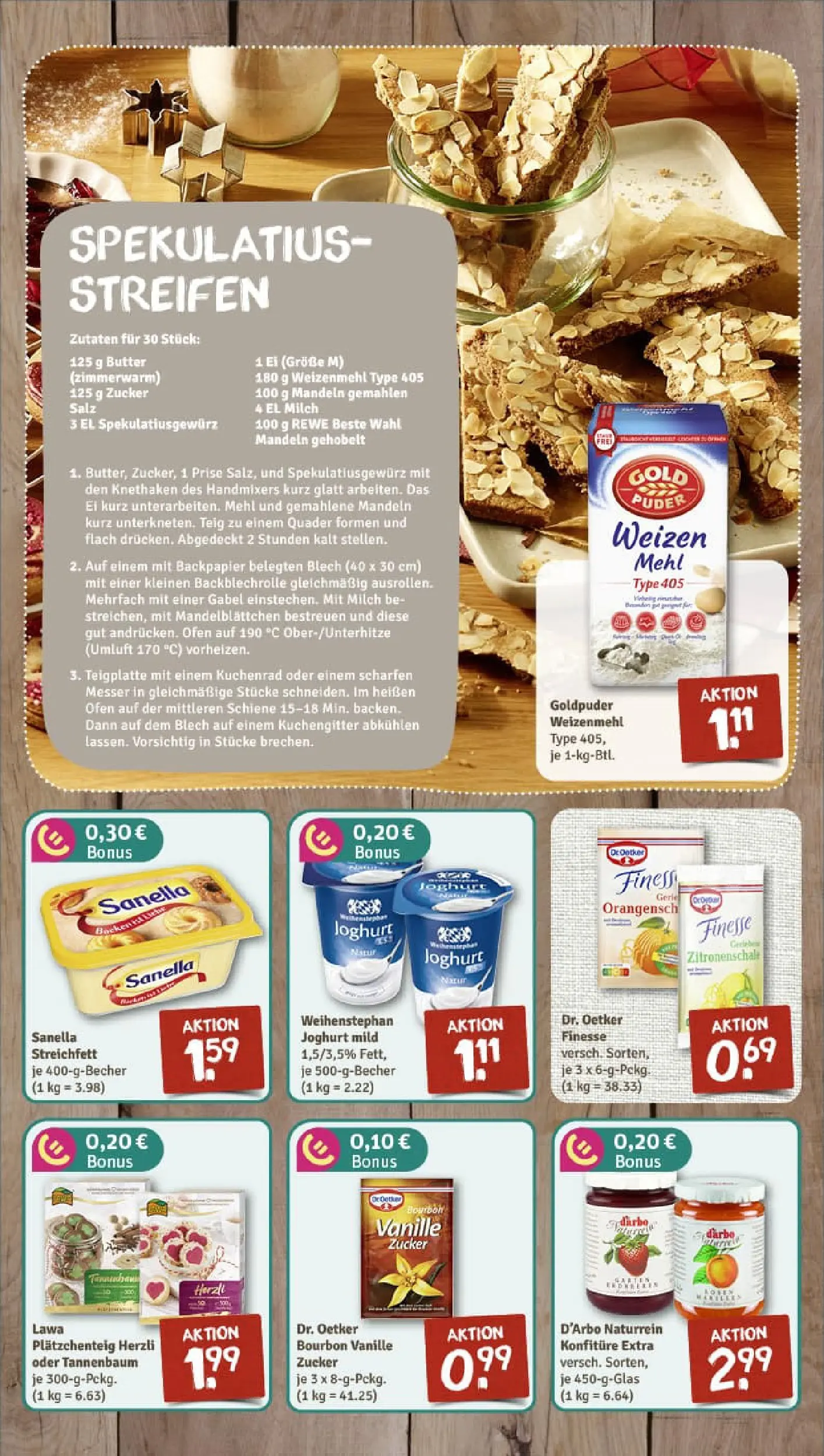 REWE Prospekt ab 17.11.2025 zum Blättern » Angebote | Seite: 2 | Produkte: Mehl, Milch, Joghurt, Puder