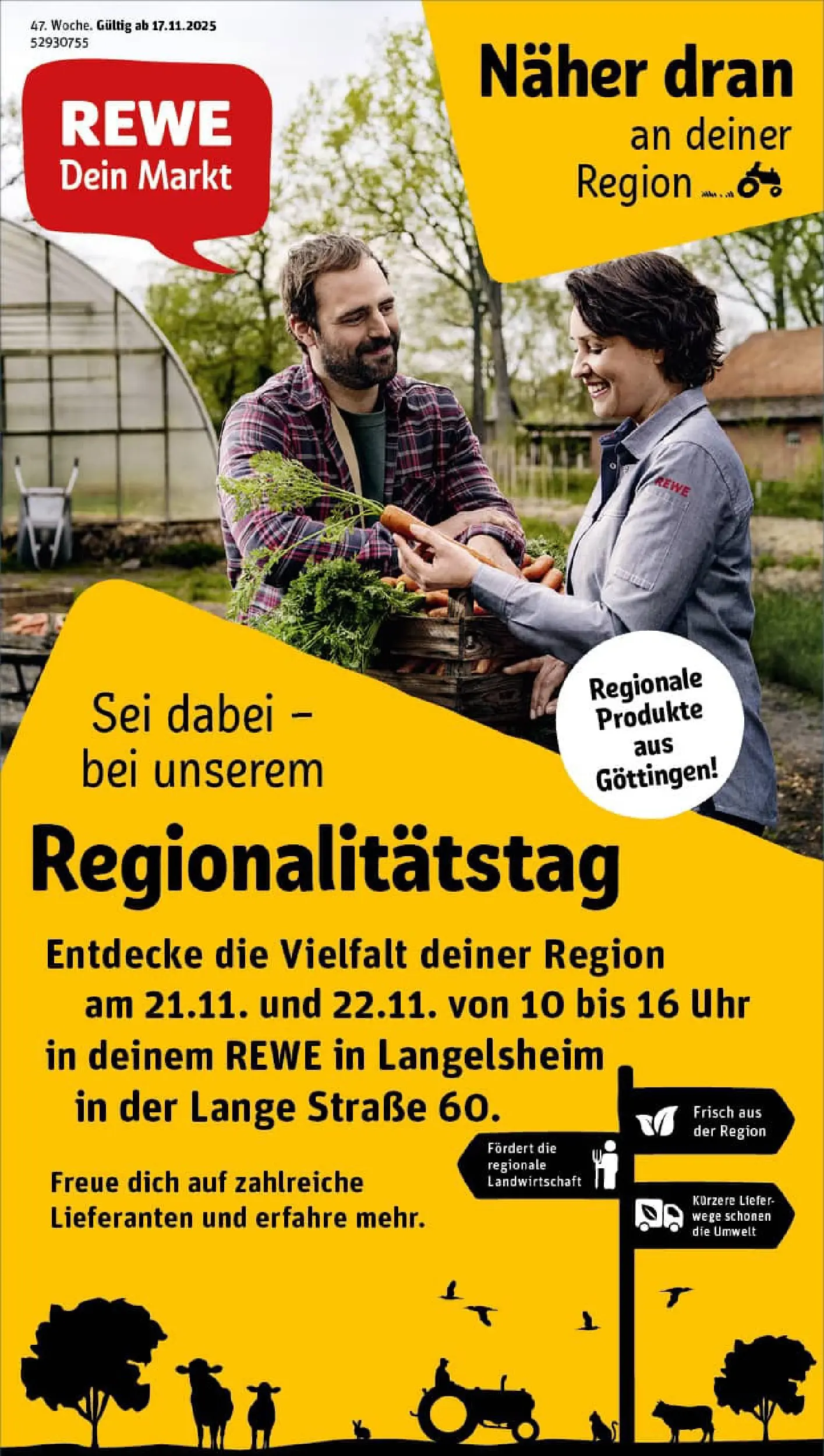 REWE Prospekt ab 17.11.2025 zum Blättern » Angebote | Seite: 1 | Produkte: Uhr