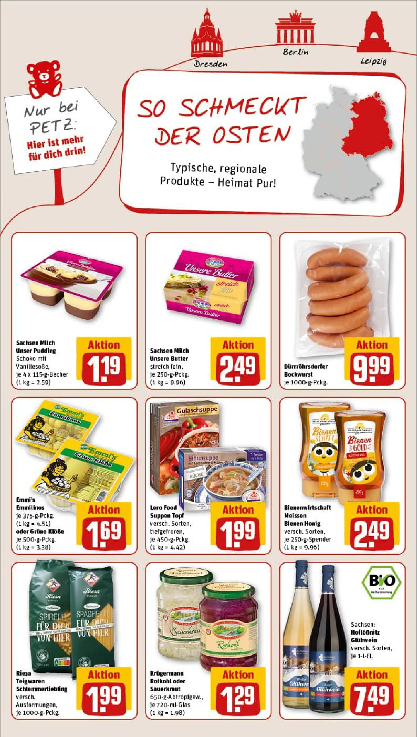 REWE Prospekt ab 17.11.2025 zum Blättern » Angebote | Seite: 10 | Produkte: Milch, Butter, Küche, Pudding
