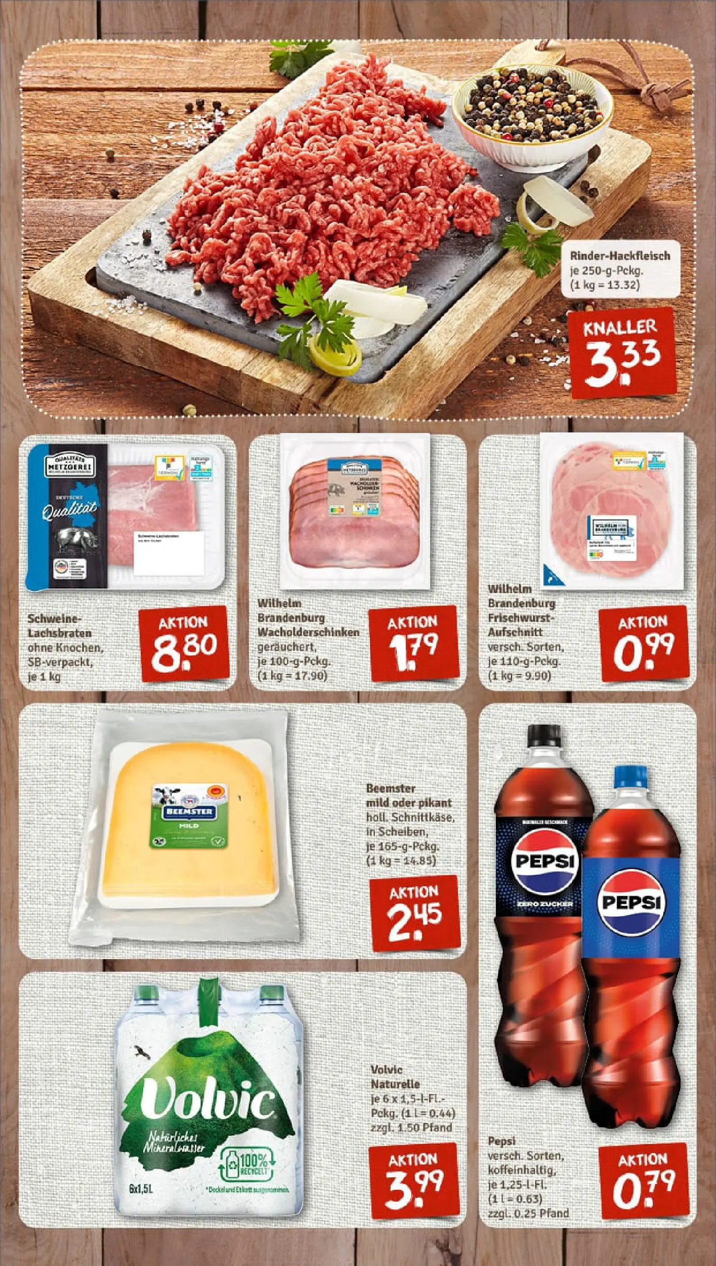 REWE Prospekt ab 17.11.2025 zum Blättern » Angebote | Seite: 7 | Produkte: Cola, Zucker, Pepsi, Volvic