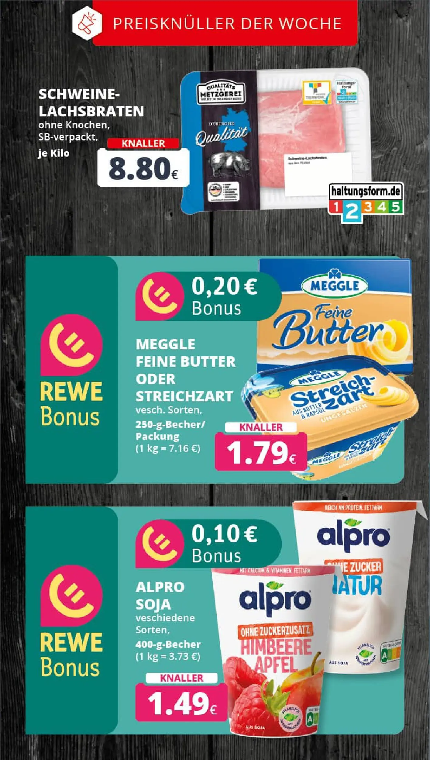 REWE Prospekt ab 17.11.2025 zum Blättern » Angebote | Seite: 3 | Produkte: Butter, Rapsöl, Äpfel, Alpro