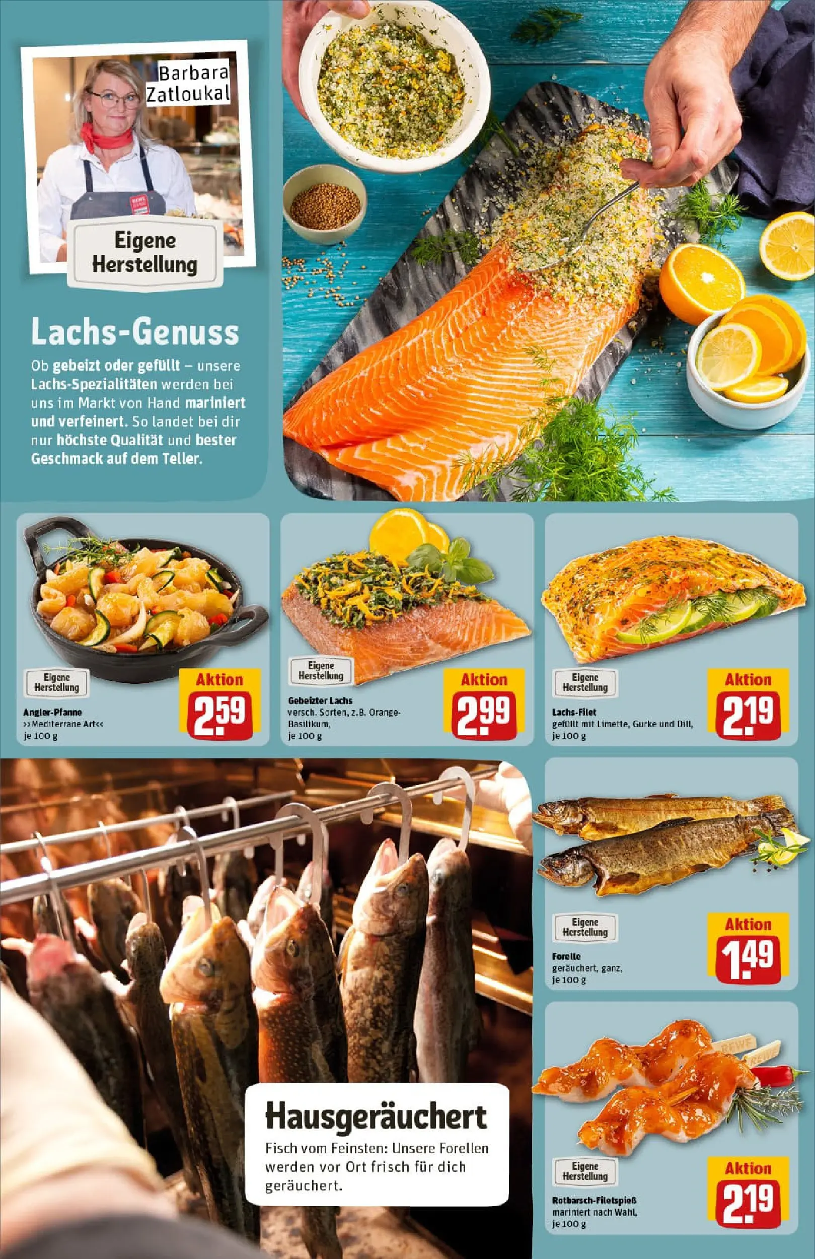 REWE Prospekt ab 17.11.2025 zum Blättern » Angebote | Seite: 12 | Produkte: Fisch, Lachs, Dill