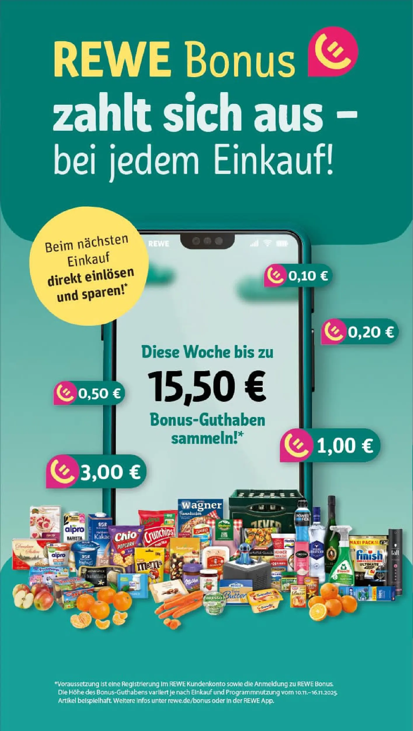 REWE Prospekt ab 17.11.2025 zum Blättern » Angebote | Seite: 5 | Produkte: Finish, Bresso, Alpro