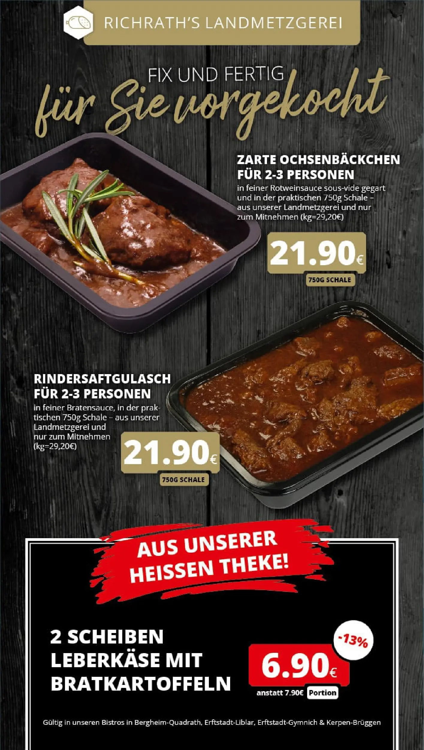 REWE Prospekt ab 17.11.2025 zum Blättern » Angebote | Seite: 15 | Produkte: Theke, Leberkase
