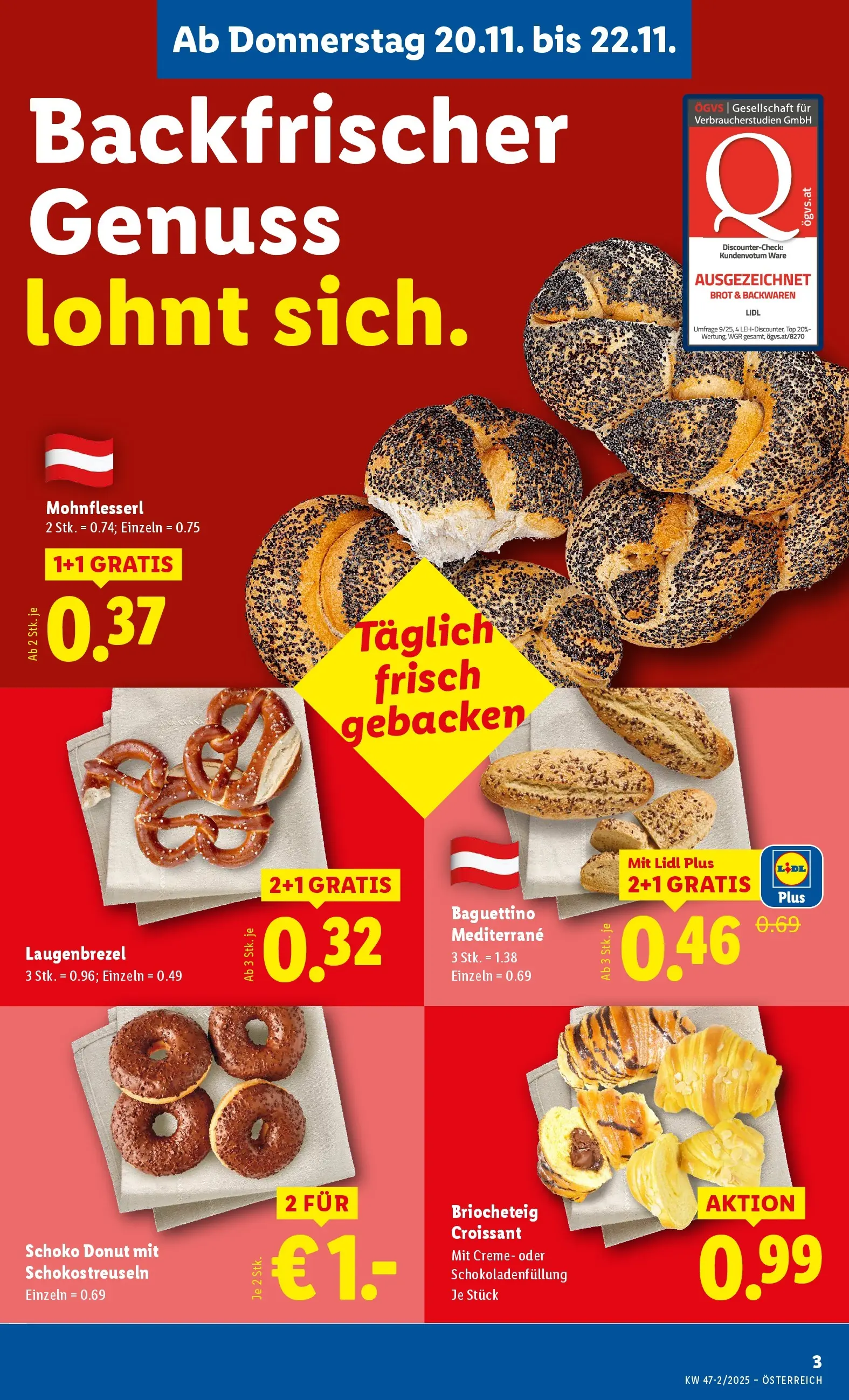 Lidl - Lidl: Flugblatt in deiner Nähe ab 19.11.2025 - Angebote ab donnerstag | Seite: 5 | Produkte: Creme, Brot