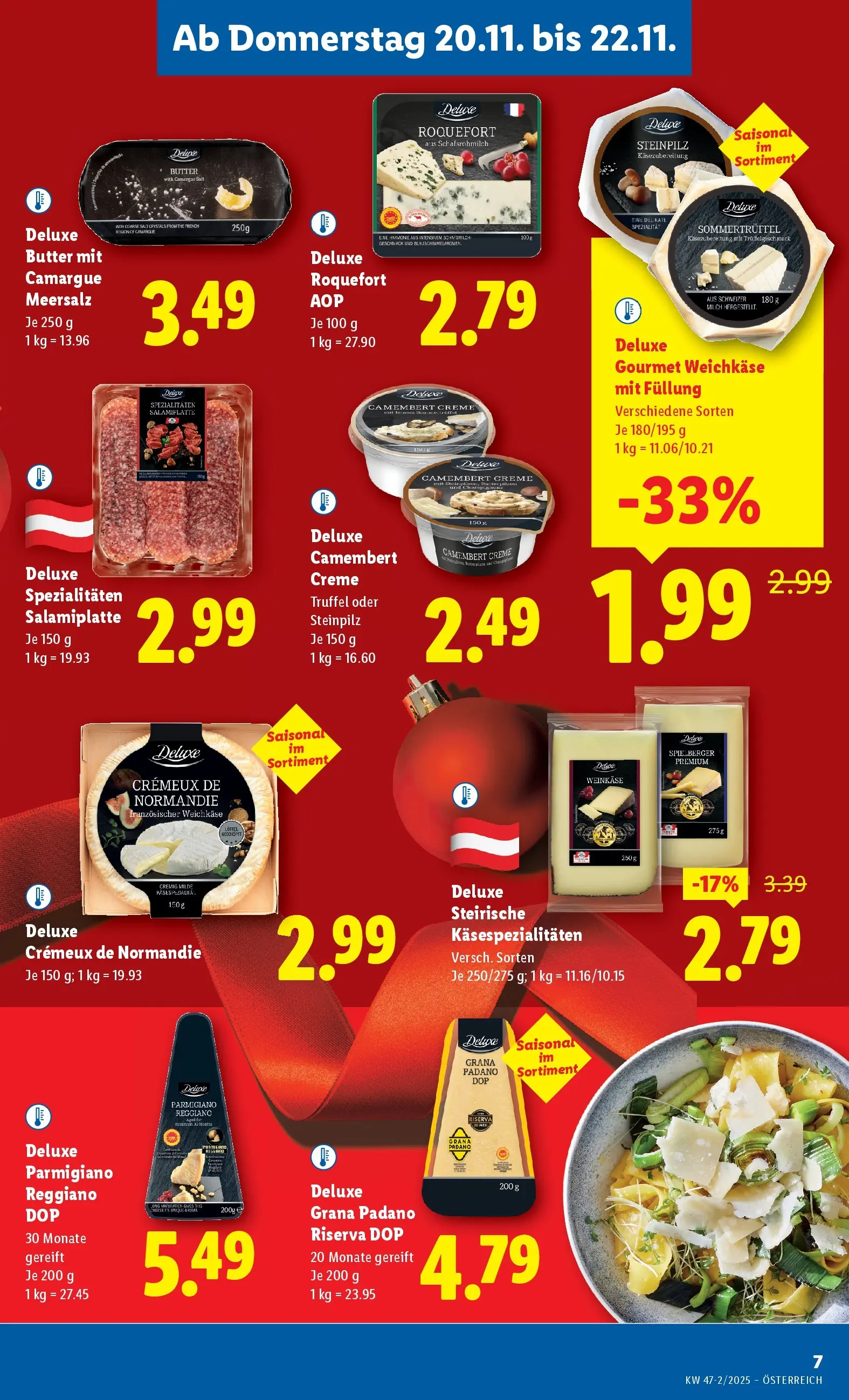 Lidl - Lidl: Flugblatt in deiner Nähe ab 19.11.2025 - Angebote ab donnerstag | Seite: 9 | Produkte: Milch, Butter, Creme
