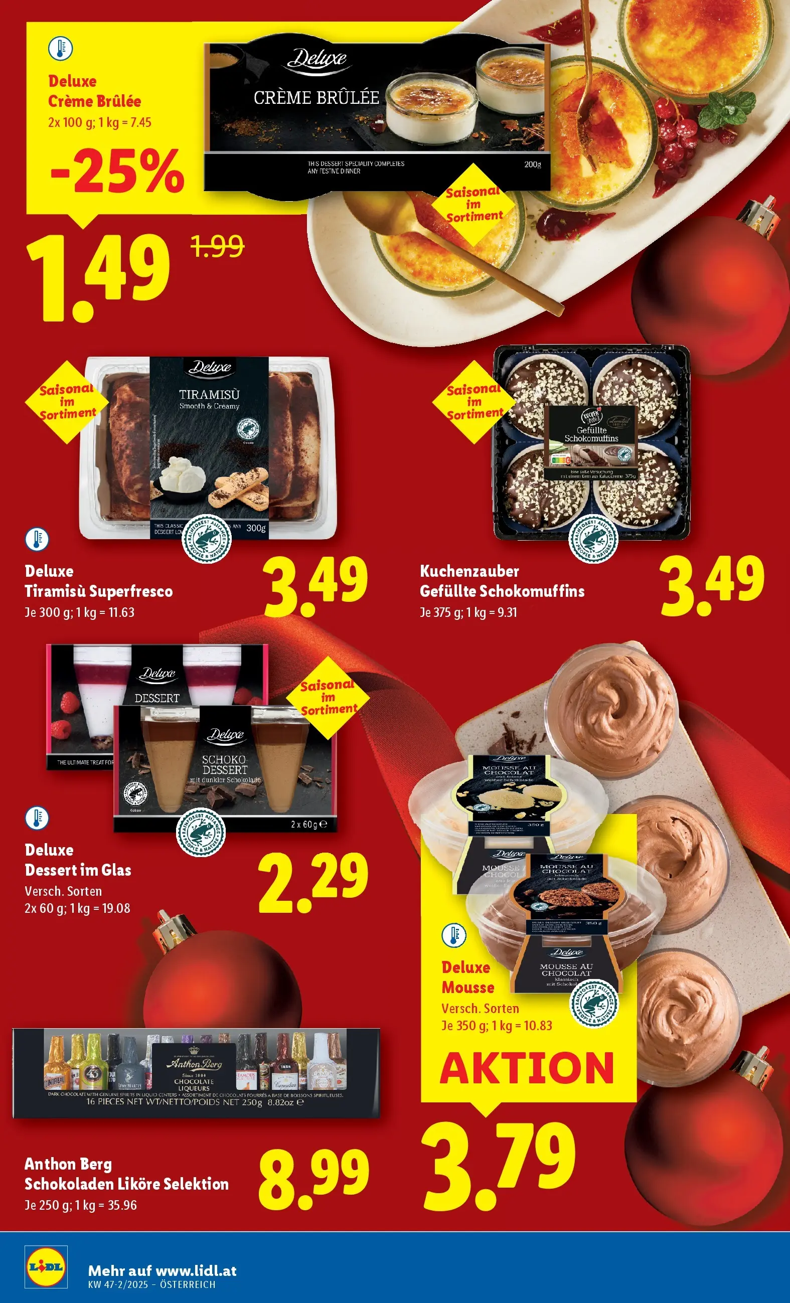 Lidl - Lidl: Flugblatt in deiner Nähe ab 19.11.2025 - Angebote ab donnerstag | Seite: 12 | Produkte: Creme, Schokolade