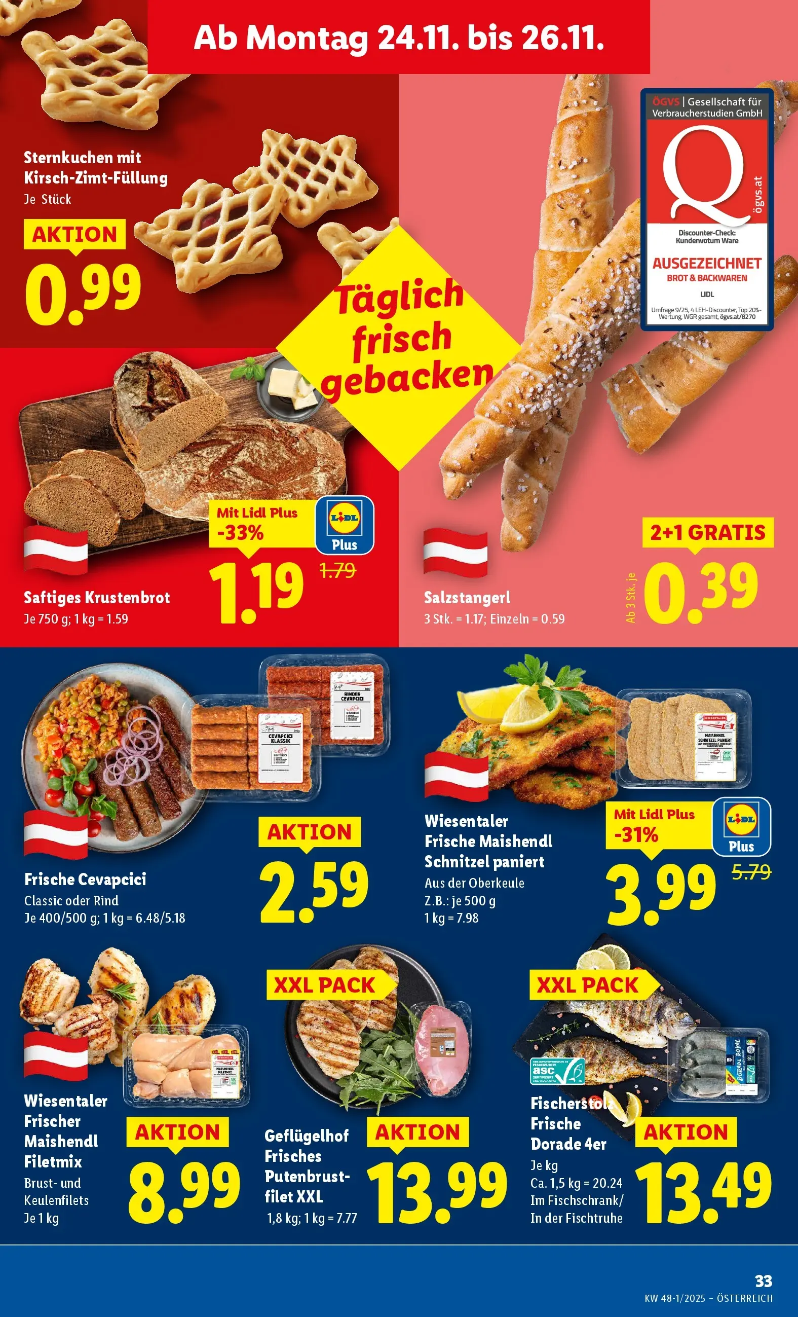 Lidl - Lidl: Flugblatt in deiner Nähe ab 19.11.2025 - Angebote ab donnerstag | Seite: 35 | Produkte: Brot