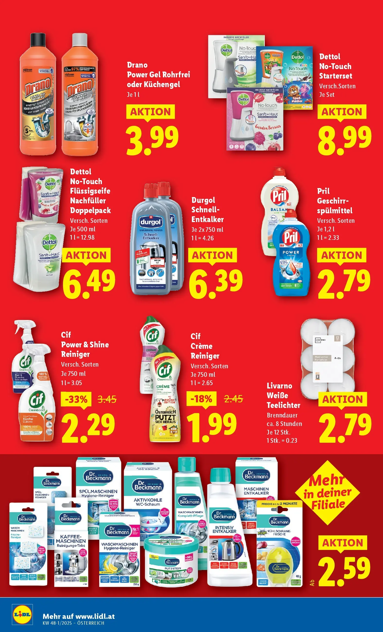 Lidl - Lidl: Flugblatt in deiner Nähe ab 19.11.2025 - Angebote ab donnerstag | Seite: 40 | Produkte: Kühlschrank, Dusche, Creme, Kaffee
