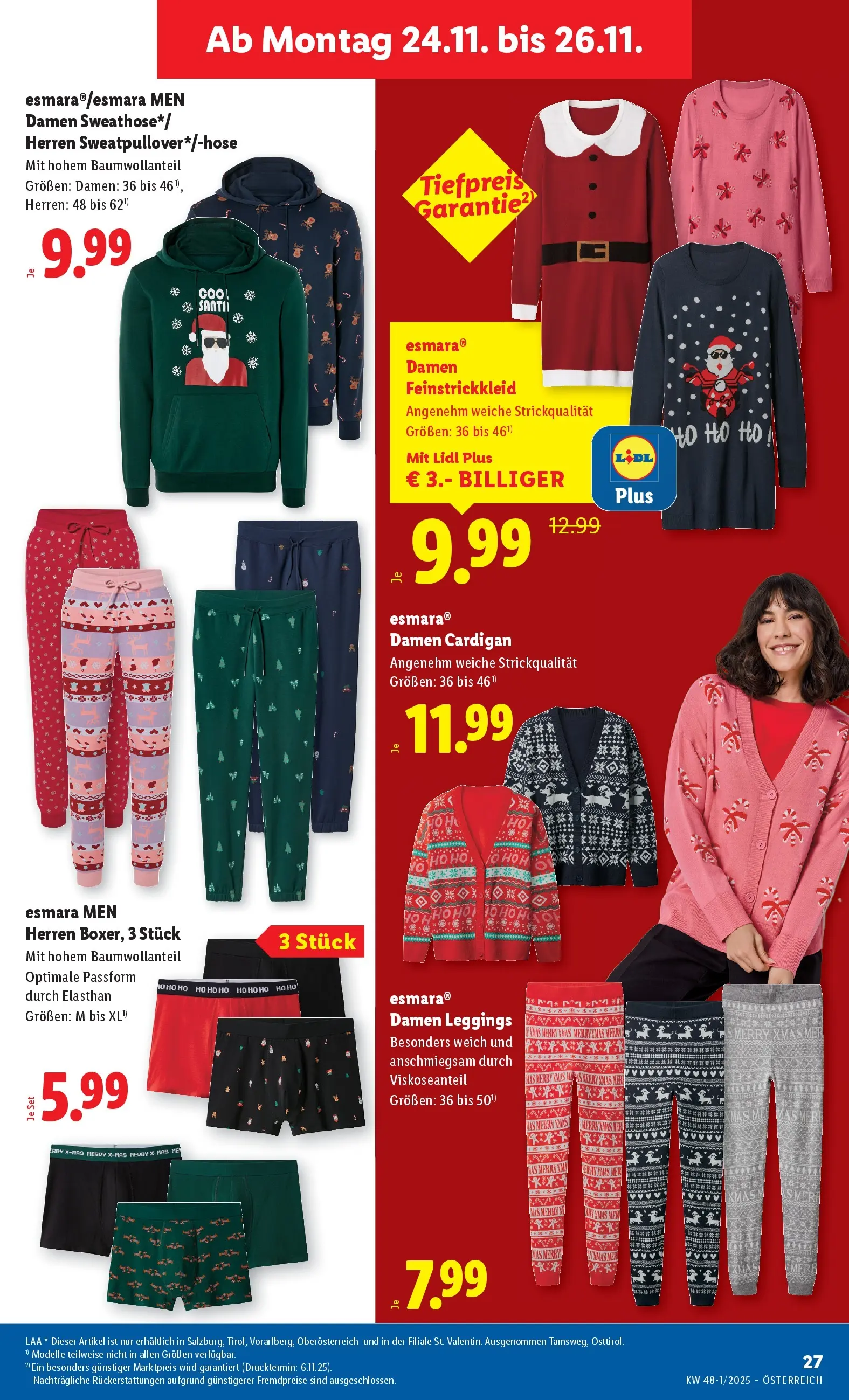 Lidl Flugblatt - Jenbach, Eferding, Dornbirn ab 20.11.2025 - Angebote ab donnerstag | Seite: 29 | Produkte: Leggings
