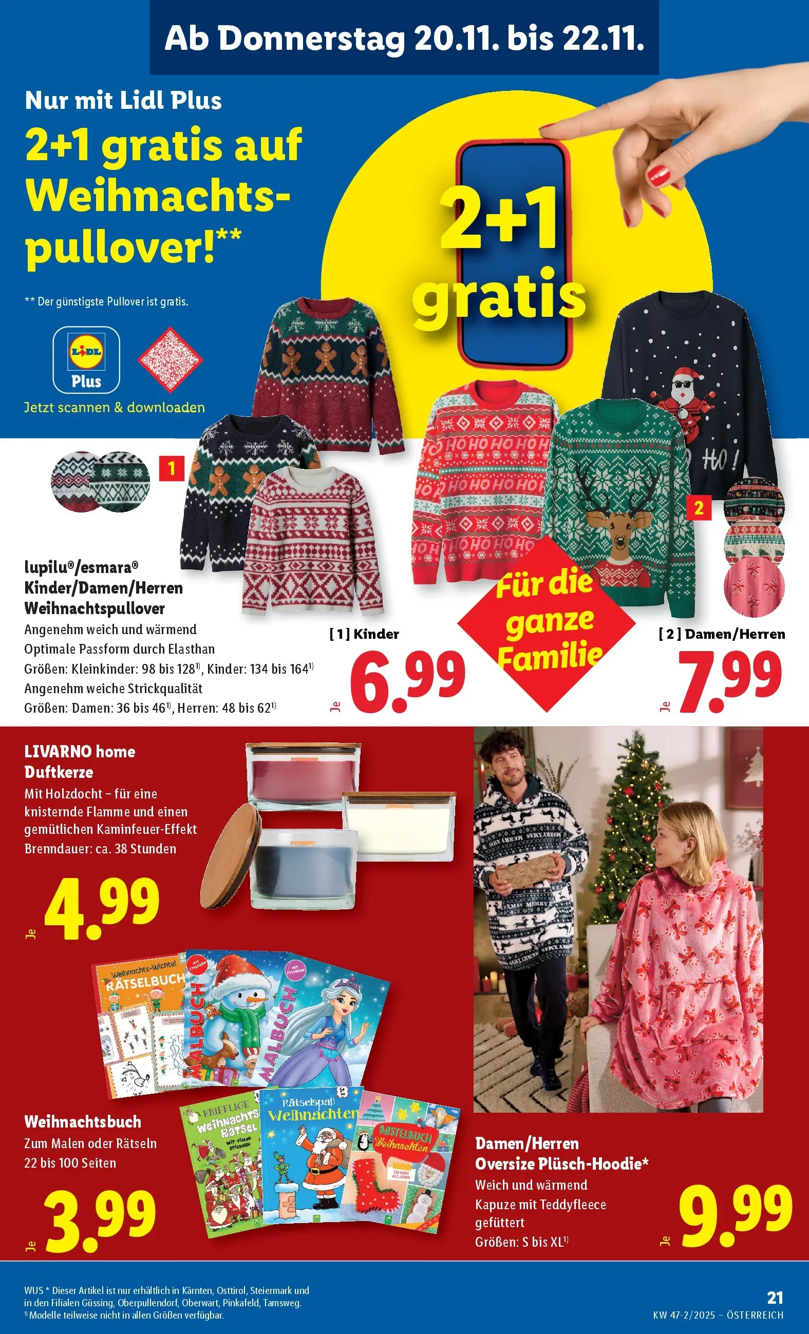 Lidl - Lidl: Flugblatt in deiner Nähe ab 19.11.2025 - Angebote ab donnerstag | Seite: 23 | Produkte: Pullover