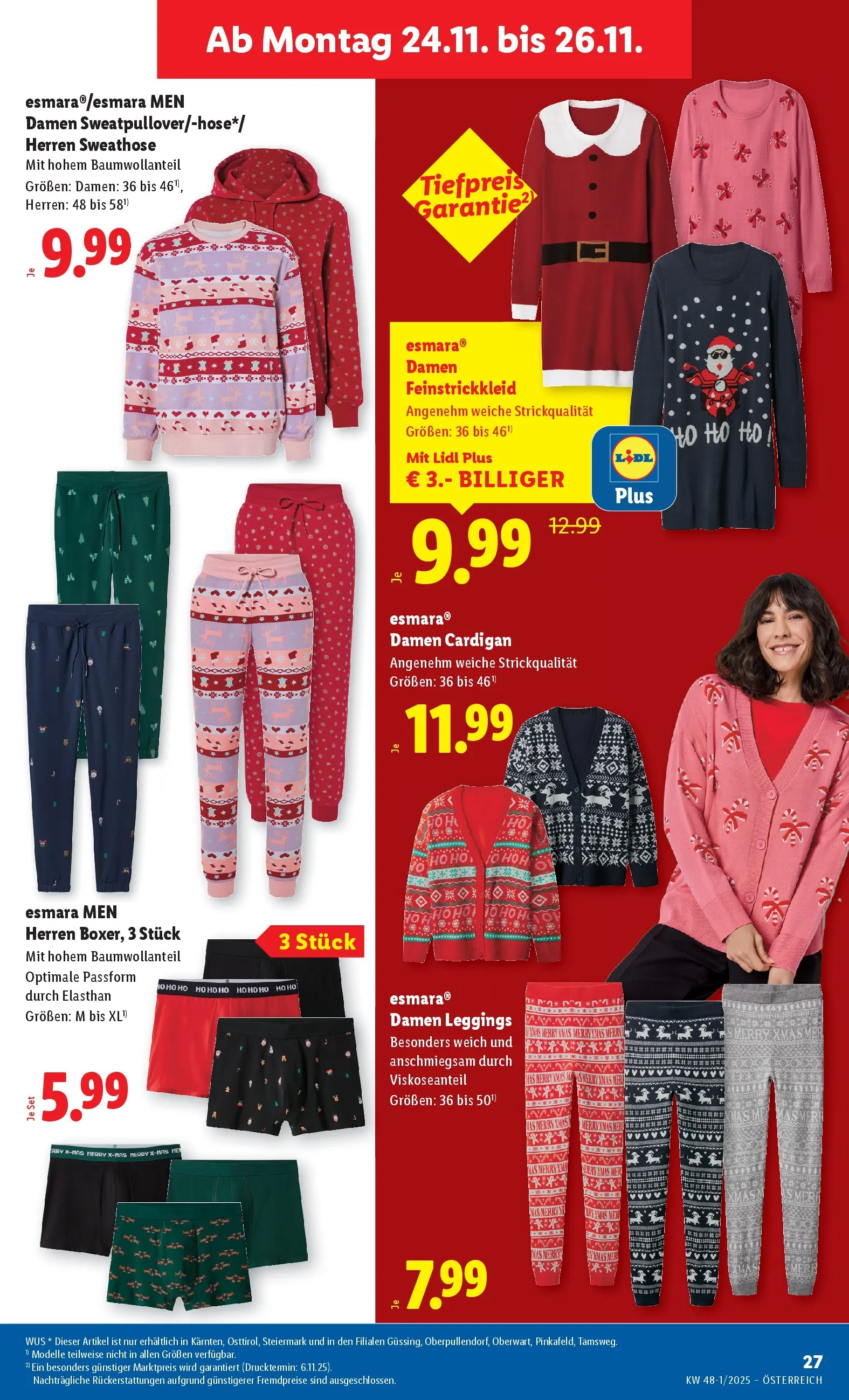 Lidl - Lidl: Flugblatt in deiner Nähe ab 19.11.2025 - Angebote ab donnerstag | Seite: 29 | Produkte: Leggings