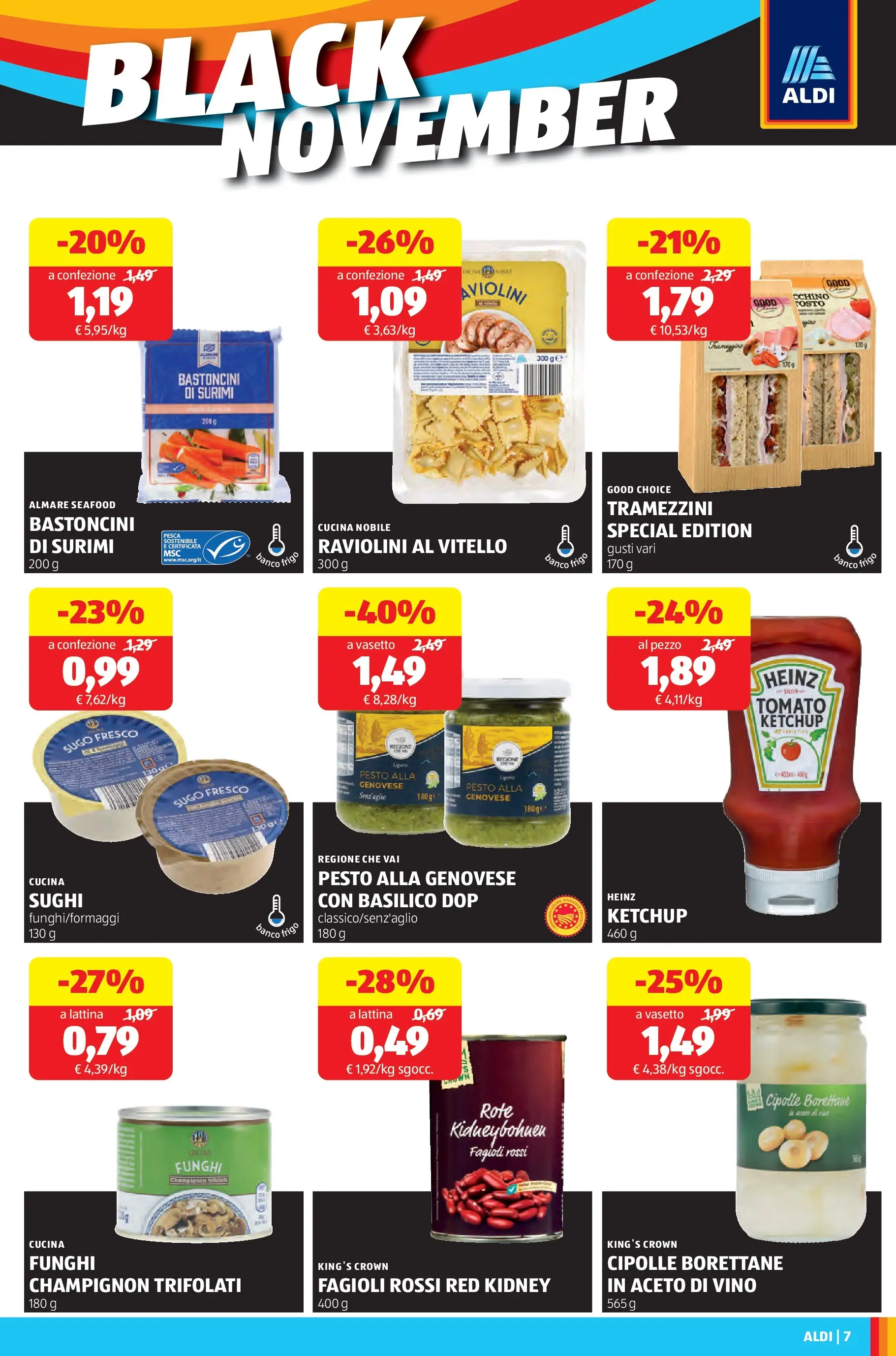 Nuovo Aldi - Black November dal 16/11/2025 > offerte anteprima 🛍️ | Pagina: 7 | Prodotti: Fagioli, Vino, Pesto, Vitello