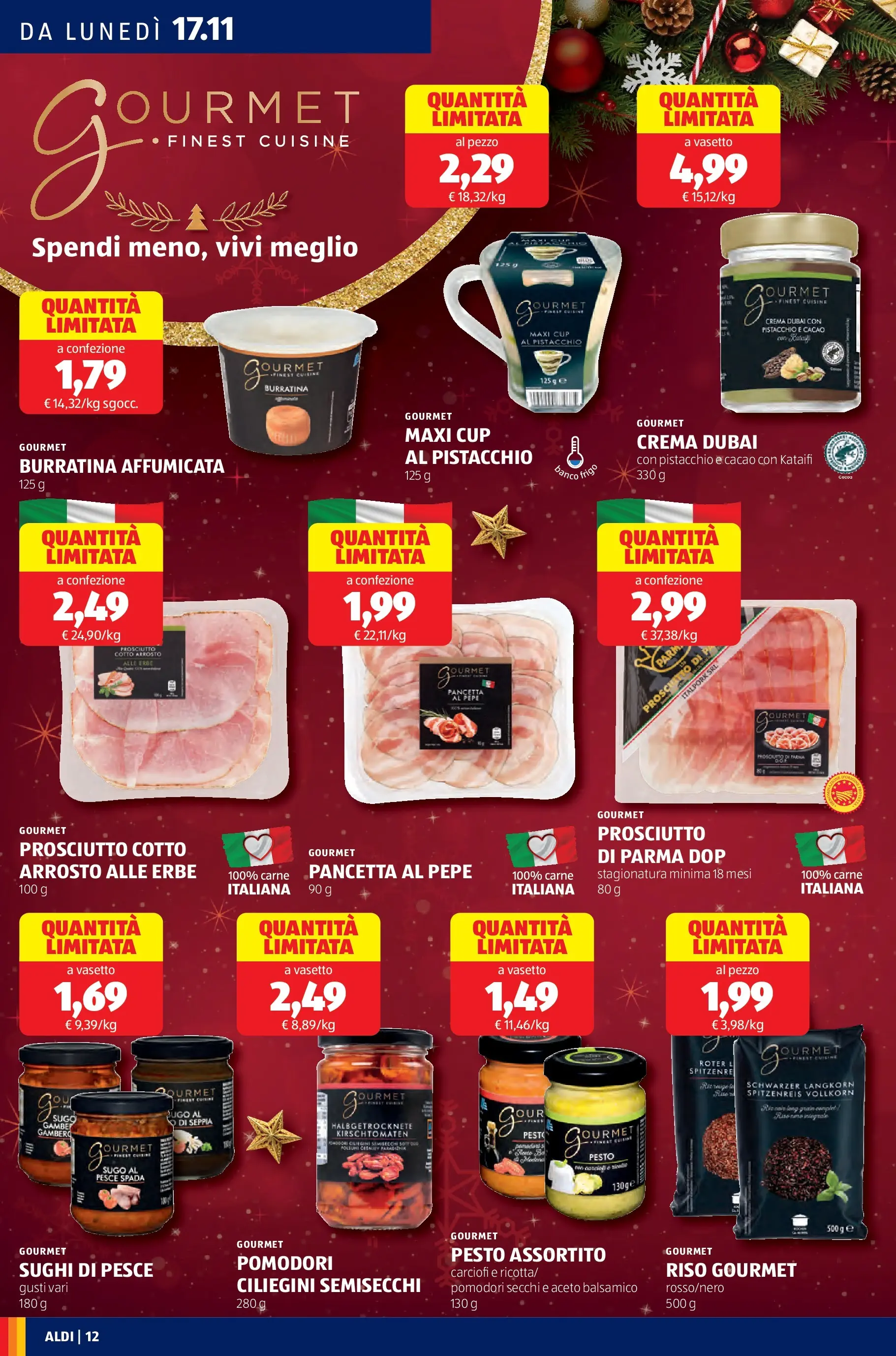 Nuovo Aldi - Black November dal 16/11/2025 > offerte anteprima 🛍️ | Pagina: 12 | Prodotti: Riso, Pesce, Carciofi, Pesto